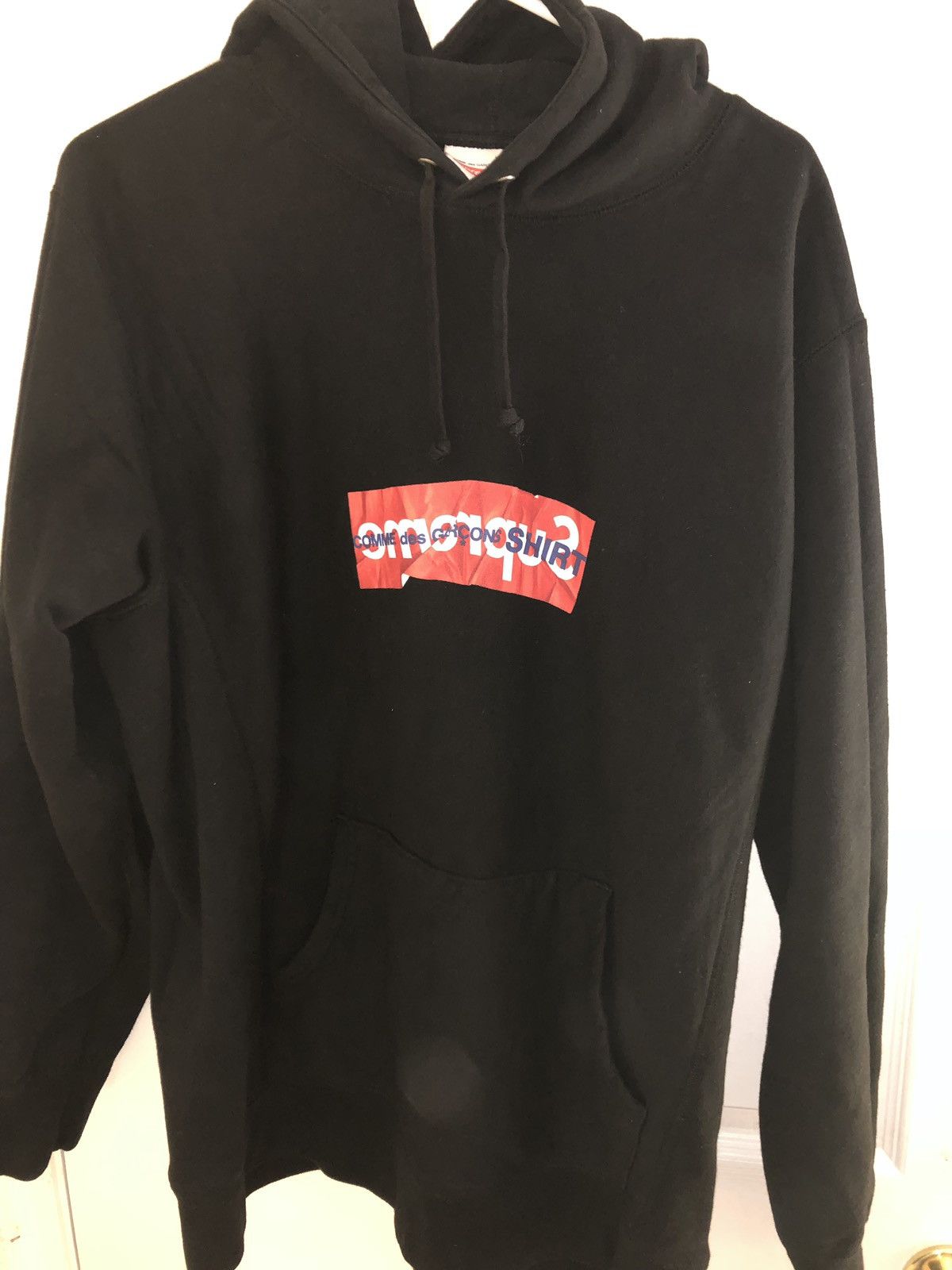 Comme des Garcons Supreme Cdg box logo hoodie SS17 Size US XL / EU 56 / 4 - 2 Thumbnail