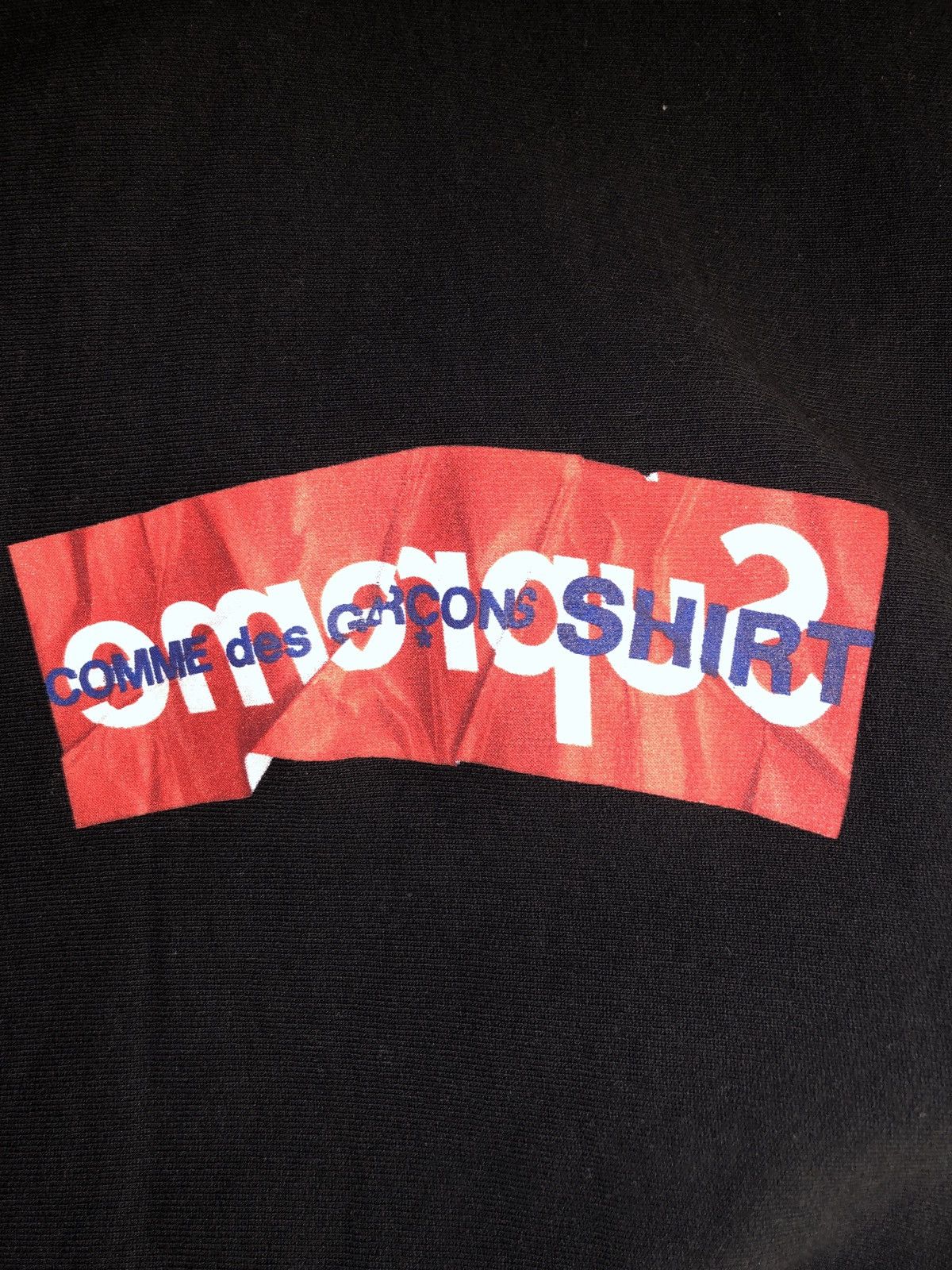 Comme des Garcons Supreme Cdg box logo hoodie SS17 Size US XL / EU 56 / 4 - 4 Thumbnail