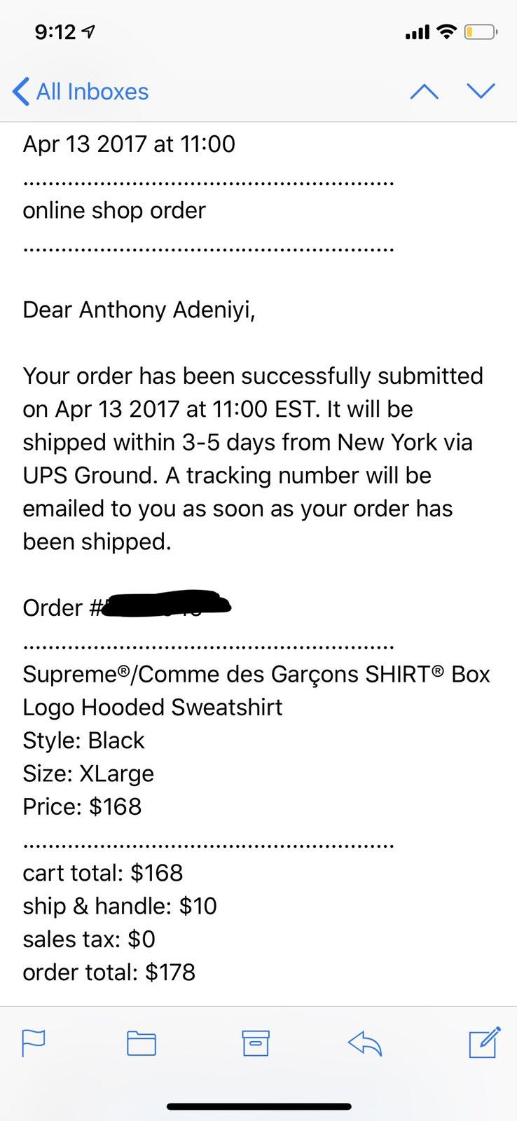 Comme des Garcons Supreme Cdg box logo hoodie SS17 Size US XL / EU 56 / 4 - 7 Thumbnail