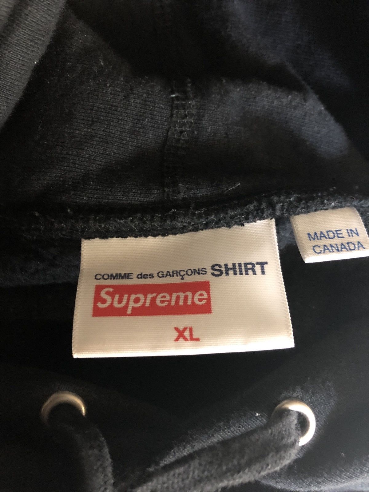 Comme des Garcons Supreme Cdg box logo hoodie SS17 Size US XL / EU 56 / 4 - 6 Thumbnail