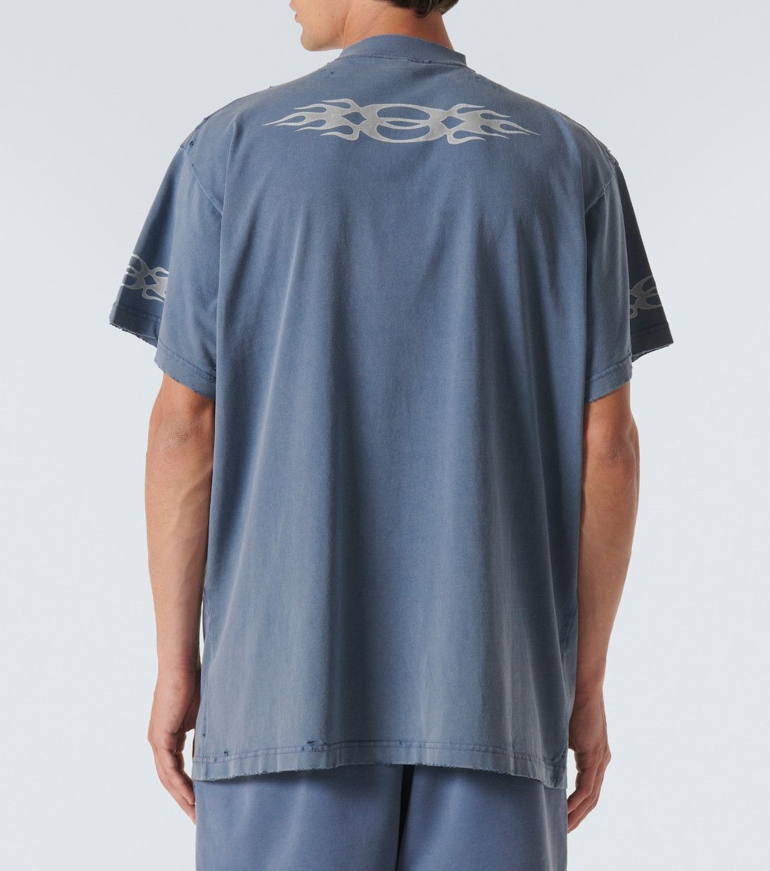 Balenciaga Burning Unity cotton jersey T-shirt Size US L / EU 52-54 / 3 - 3 Thumbnail