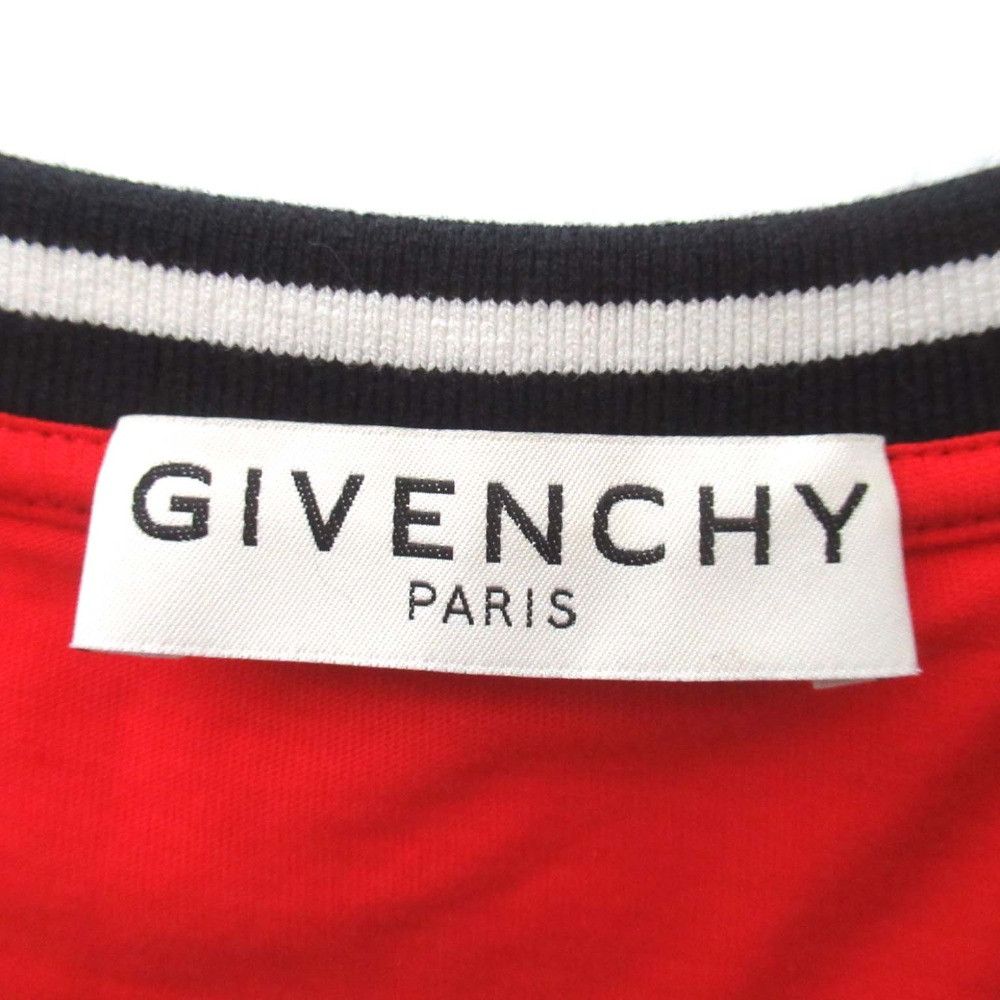 Givenchy Givenchy Givenchy CONTRAST LOGO TEE Cotton T-shirt Textile T-Shirts BM70KU3002 DUTY FREE for USA Size ONE SIZE - 6 Thumbnail