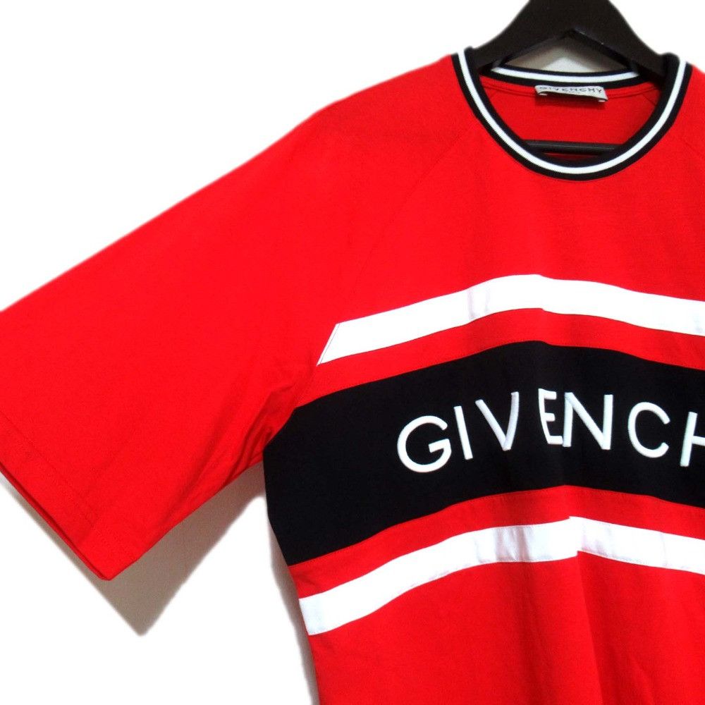 Givenchy Givenchy Givenchy CONTRAST LOGO TEE Cotton T-shirt Textile T-Shirts BM70KU3002 DUTY FREE for USA Size ONE SIZE - 3 Thumbnail