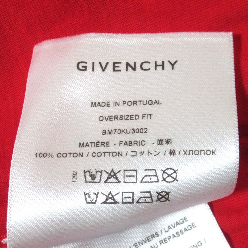 Givenchy Givenchy Givenchy CONTRAST LOGO TEE Cotton T-shirt Textile T-Shirts BM70KU3002 DUTY FREE for USA Size ONE SIZE - 5 Thumbnail