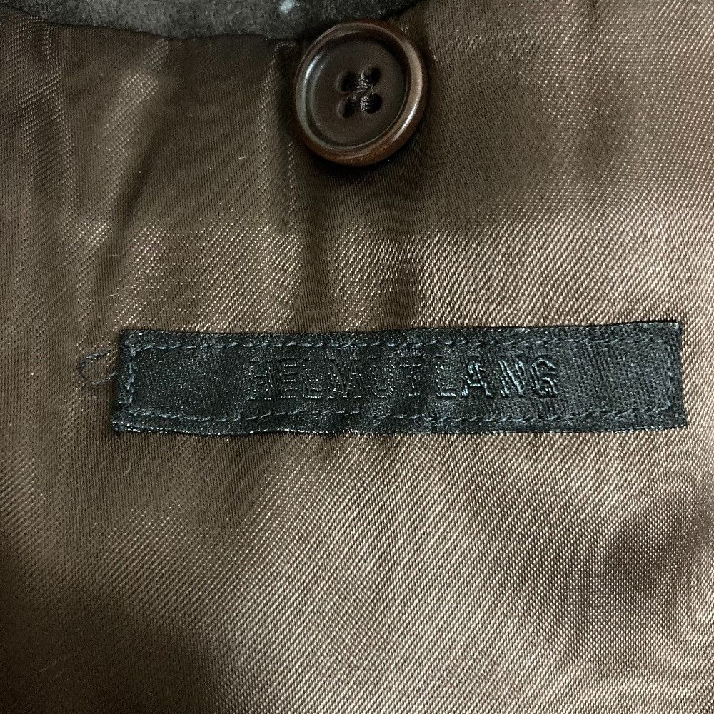 Helmut Lang Helmut Lang Helmut Lang Moleskin Chester Coat Textile Outerwear DUTY FREE for USA Size ONE SIZE - 10 Thumbnail