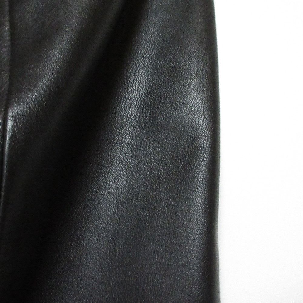 Max Mara MaxMara SPORTMAX Faux Leather Collarless Coat Plastic / Synthetic Outerwear DUTY FREE for USA Size ONE SIZE - 3 Thumbnail
