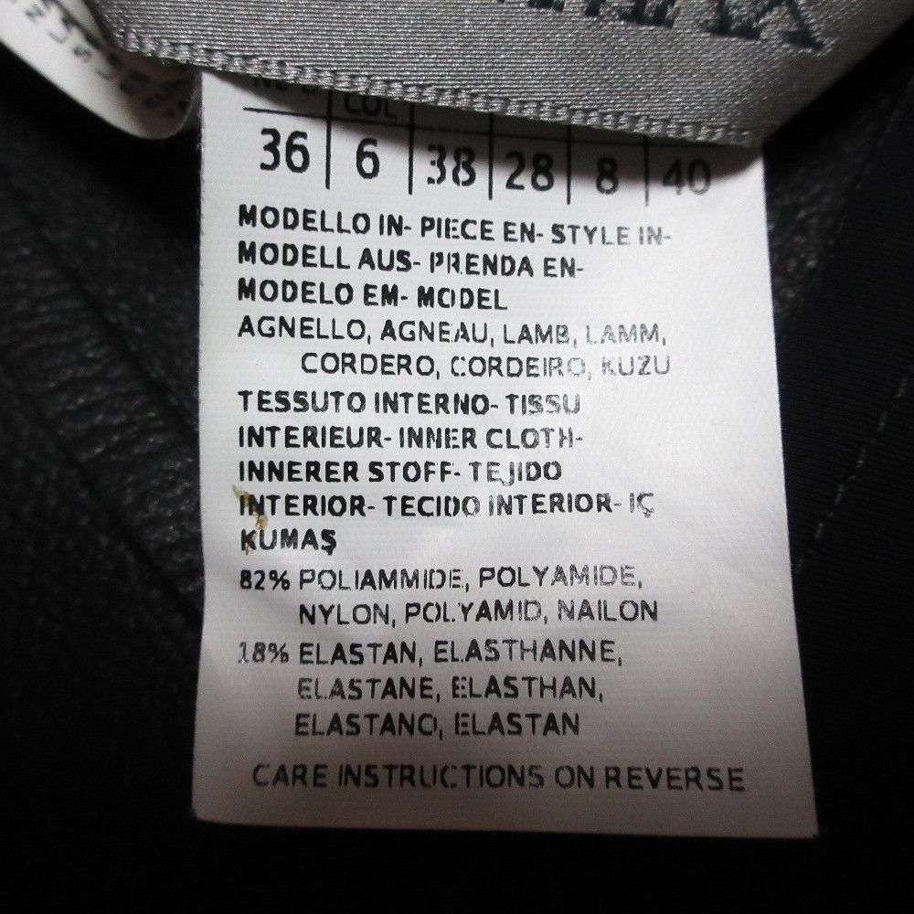 Max Mara MaxMara SPORTMAX Faux Leather Collarless Coat Plastic / Synthetic Outerwear DUTY FREE for USA Size ONE SIZE - 7 Thumbnail