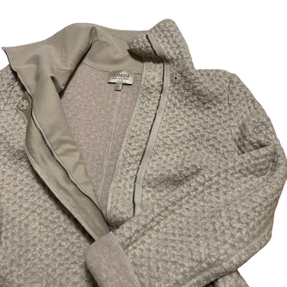 Armani Armani Armani Collezioni Knit Coat Textile Outerwear DUTY FREE for USA Size ONE SIZE - 3 Thumbnail
