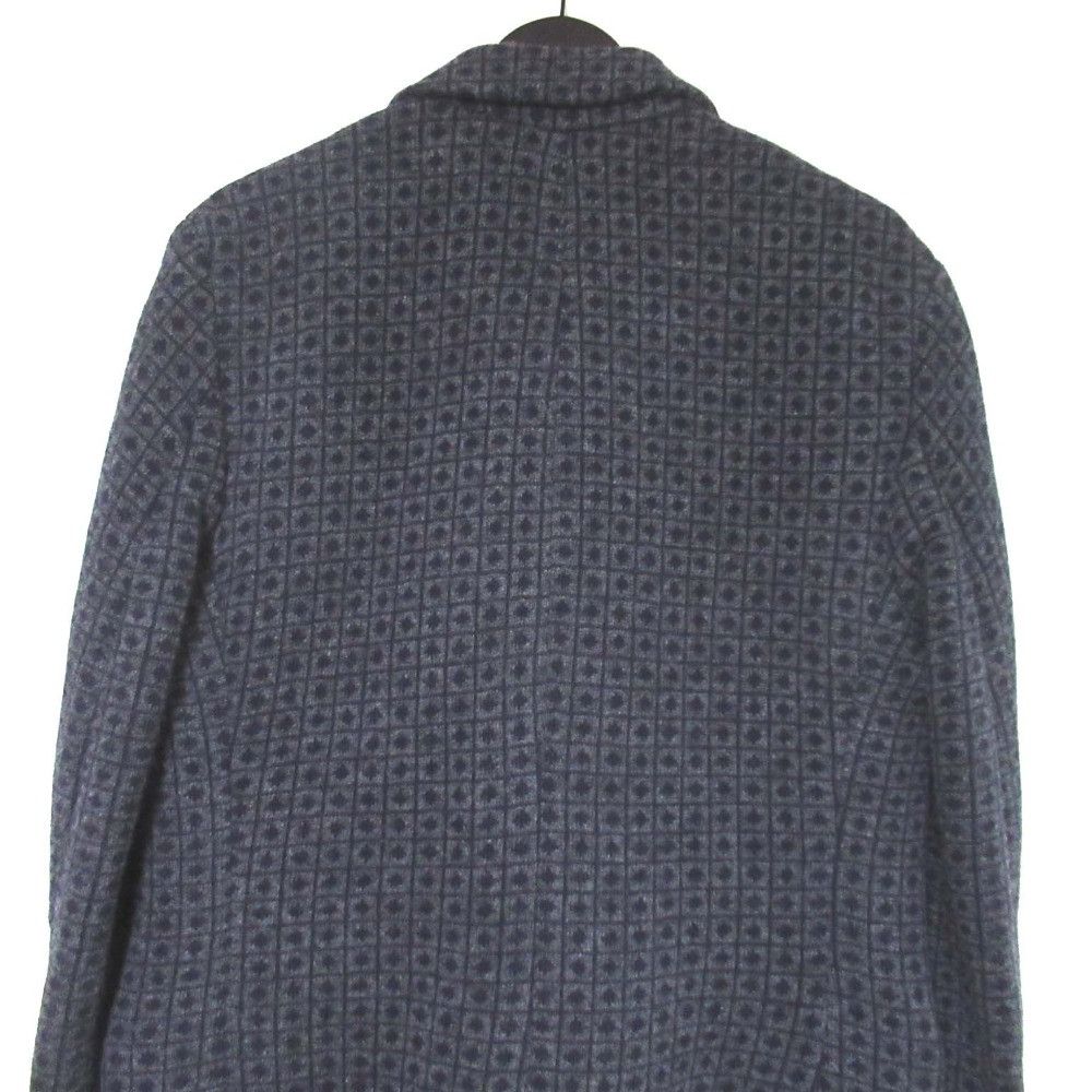 Etro Etro ETRO Rose Pattern Lining Knit Double Breasted Chester Coat Textile Outerwear DUTY FREE for USA Size ONE SIZE - 5 Thumbnail
