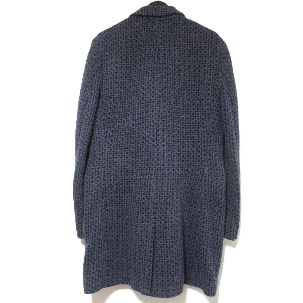 Etro Etro ETRO Rose Pattern Lining Knit Double Breasted Chester Coat Textile Outerwear DUTY FREE for USA Size ONE SIZE - 2 Thumbnail