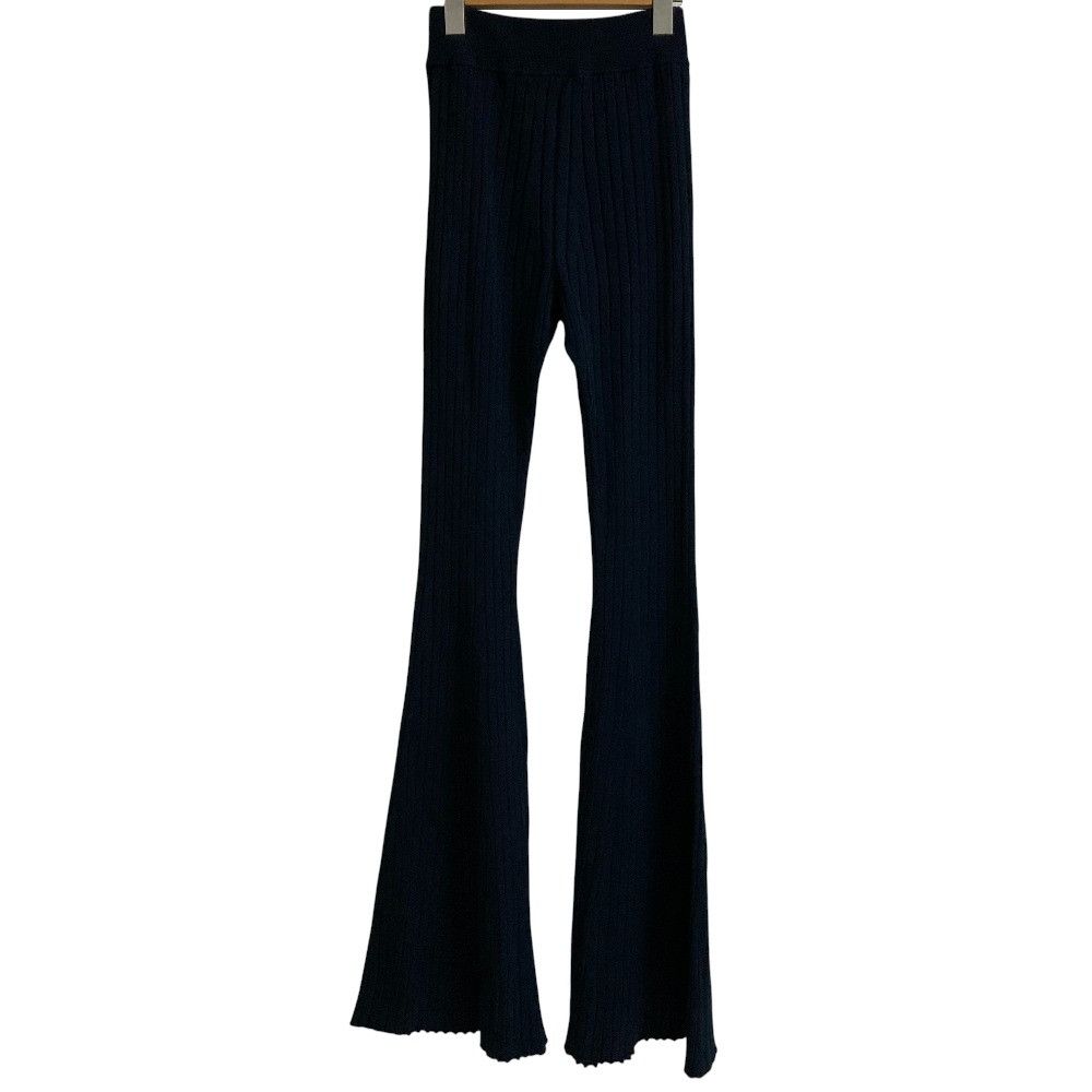 Stella McCartney Stella Mccartney Stella McCartney Wide Rib Flare Pants Textile Pants 6K0786 DUTY FREE for USA Size ONE SIZE - 3 Thumbnail