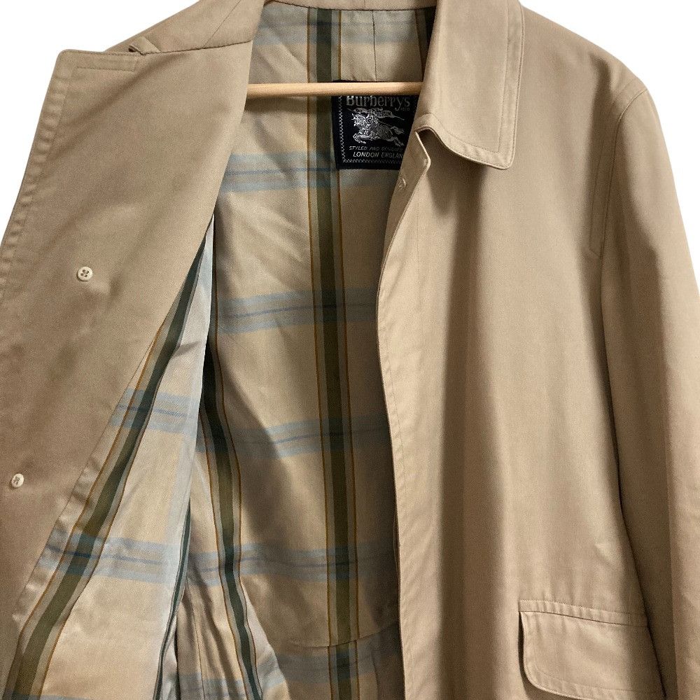 Burberry Burberry Burberrys Vintage Cotton Single Breasted Coat Textile Outerwear DUTY FREE for USA Size ONE SIZE - 4 Thumbnail