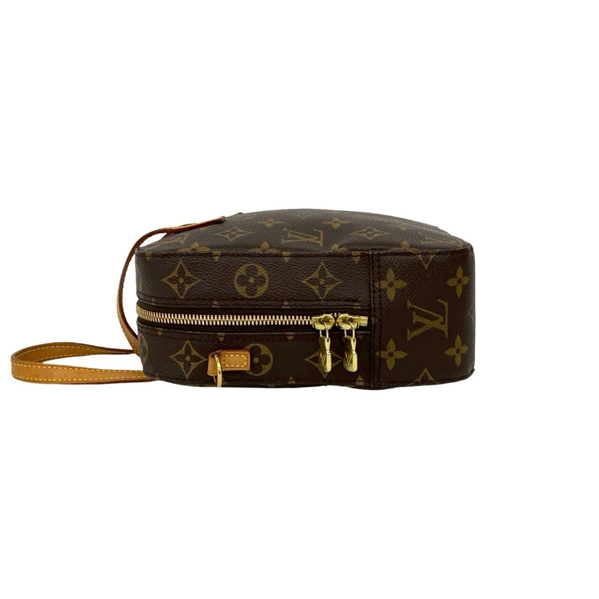 Louis Vuitton LOUIS VUITTON Spontini Monogram Leather 2-Way Handbag/Shoulder Bag, Brown, 40161 Size ONE SIZE - 5 Thumbnail