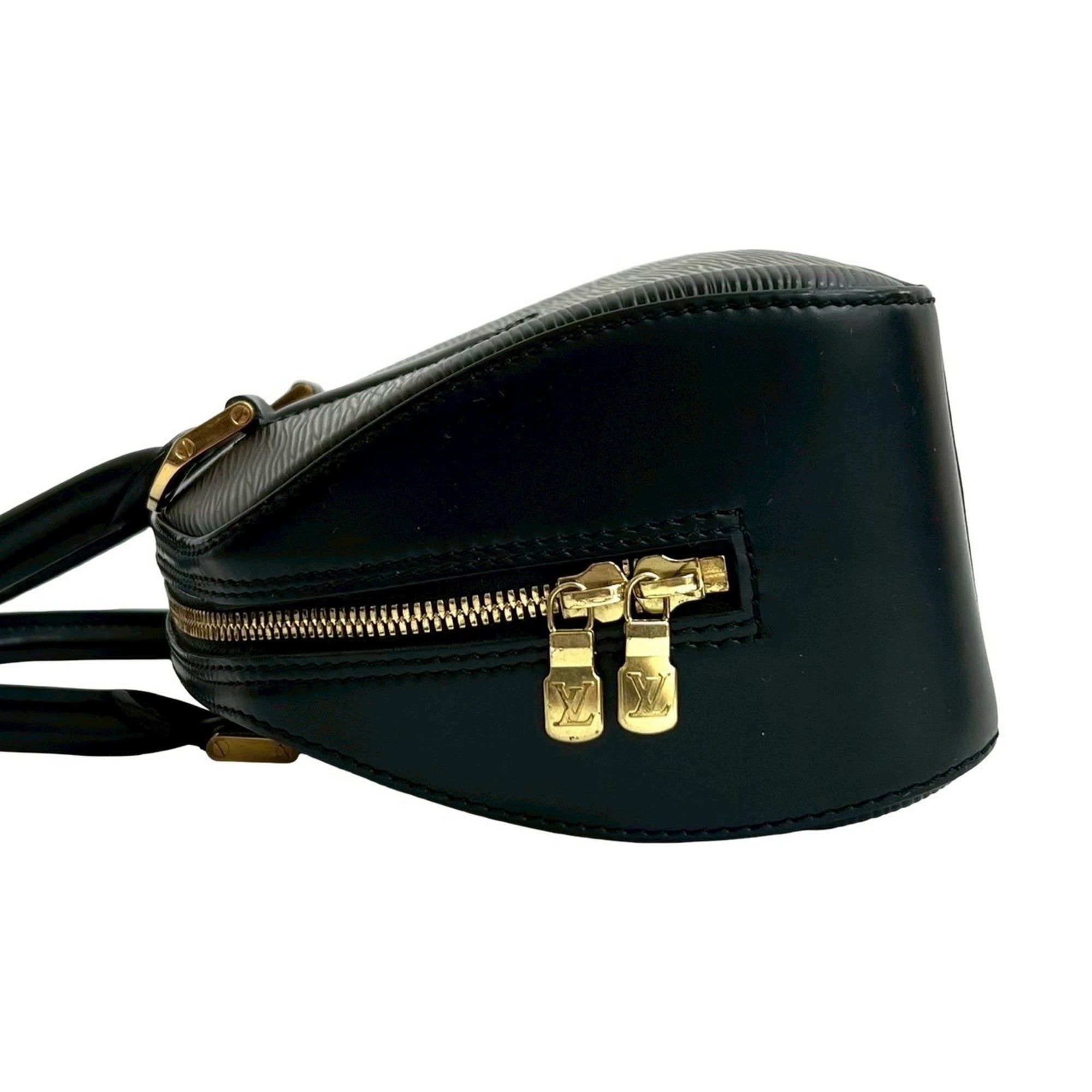 Louis Vuitton LOUIS VUITTON Jasmine Epi Leather Handbag/Mini Boston Bag in Noir 77600 Size ONE SIZE - 5 Thumbnail