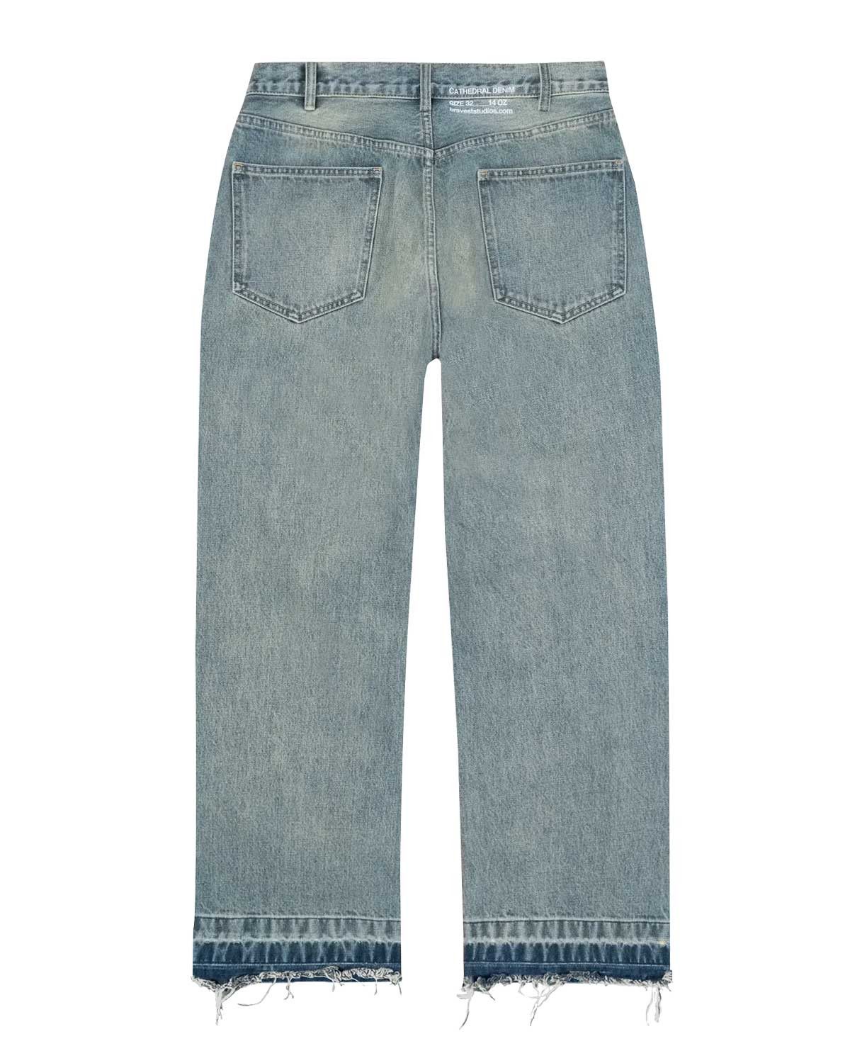 Bravest Studios Cathedral Denim Pants Blue Size US 34 / EU 50 - 2 Thumbnail