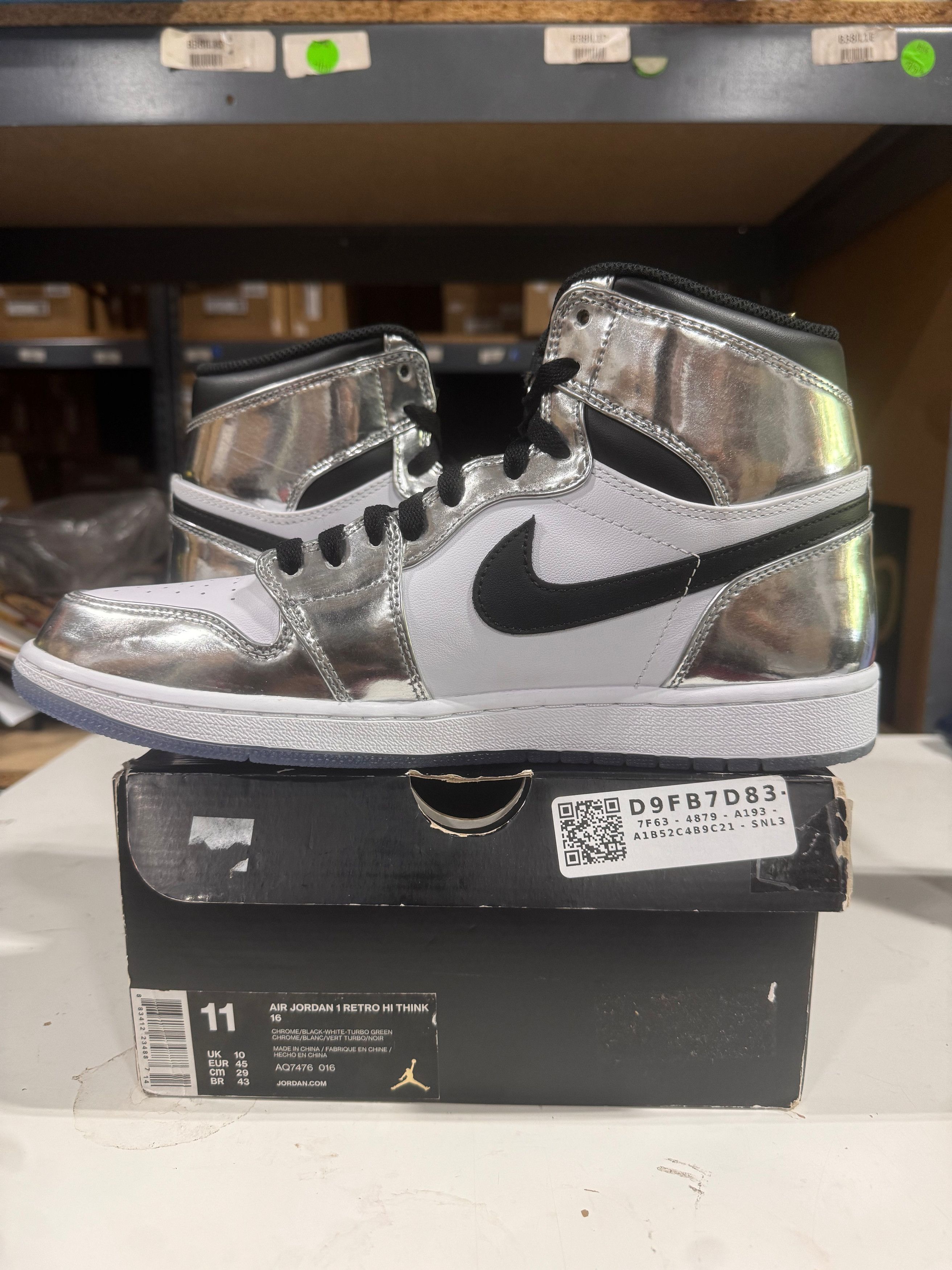 Jordan Brand PRE OWNED Jordan 1 Retro High Think 16 Pass the Torch *Condi Size US 11 / EU 44 - 2 Thumbnail