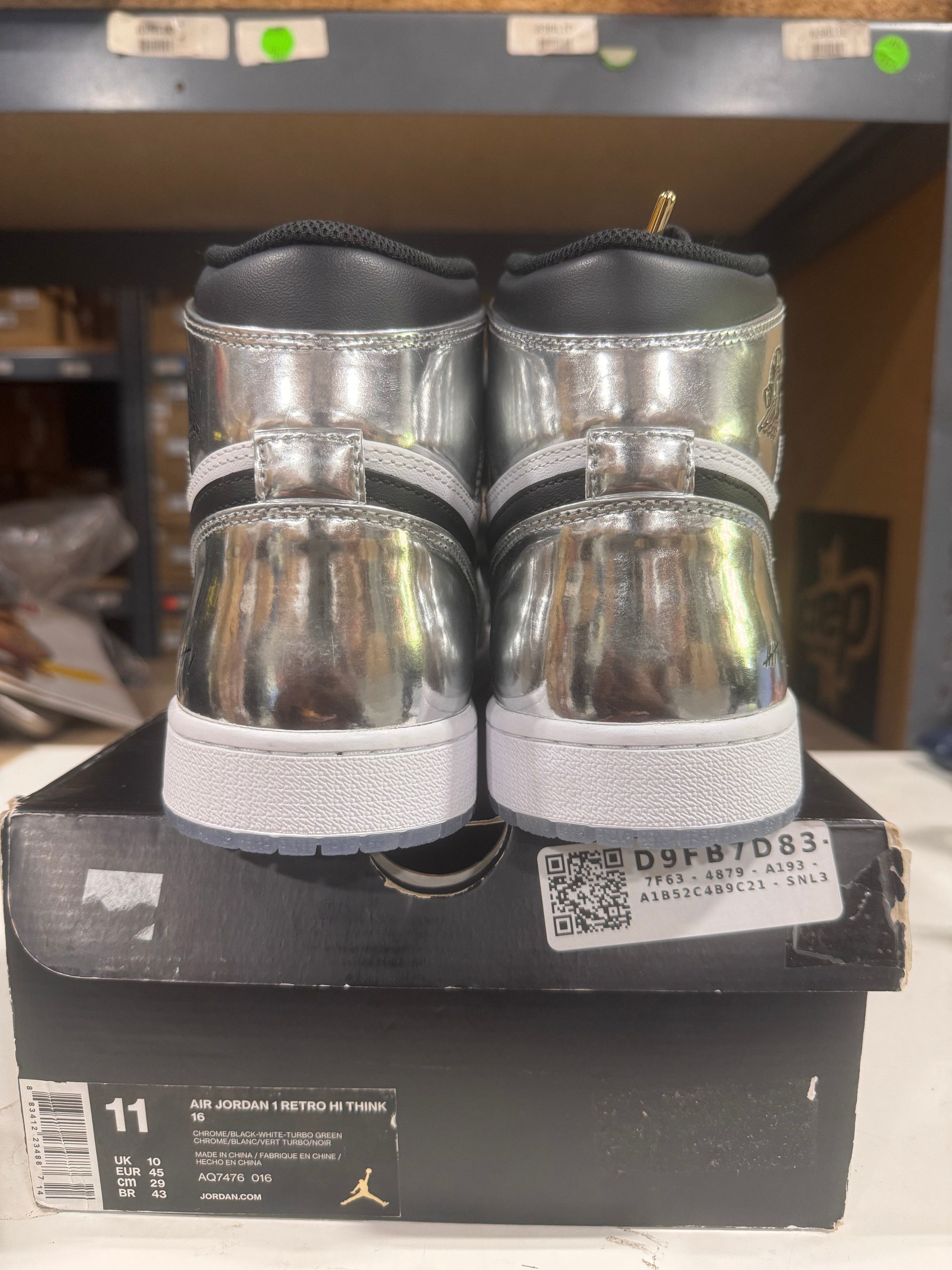 Jordan Brand PRE OWNED Jordan 1 Retro High Think 16 Pass the Torch *Condi Size US 11 / EU 44 - 4 Thumbnail