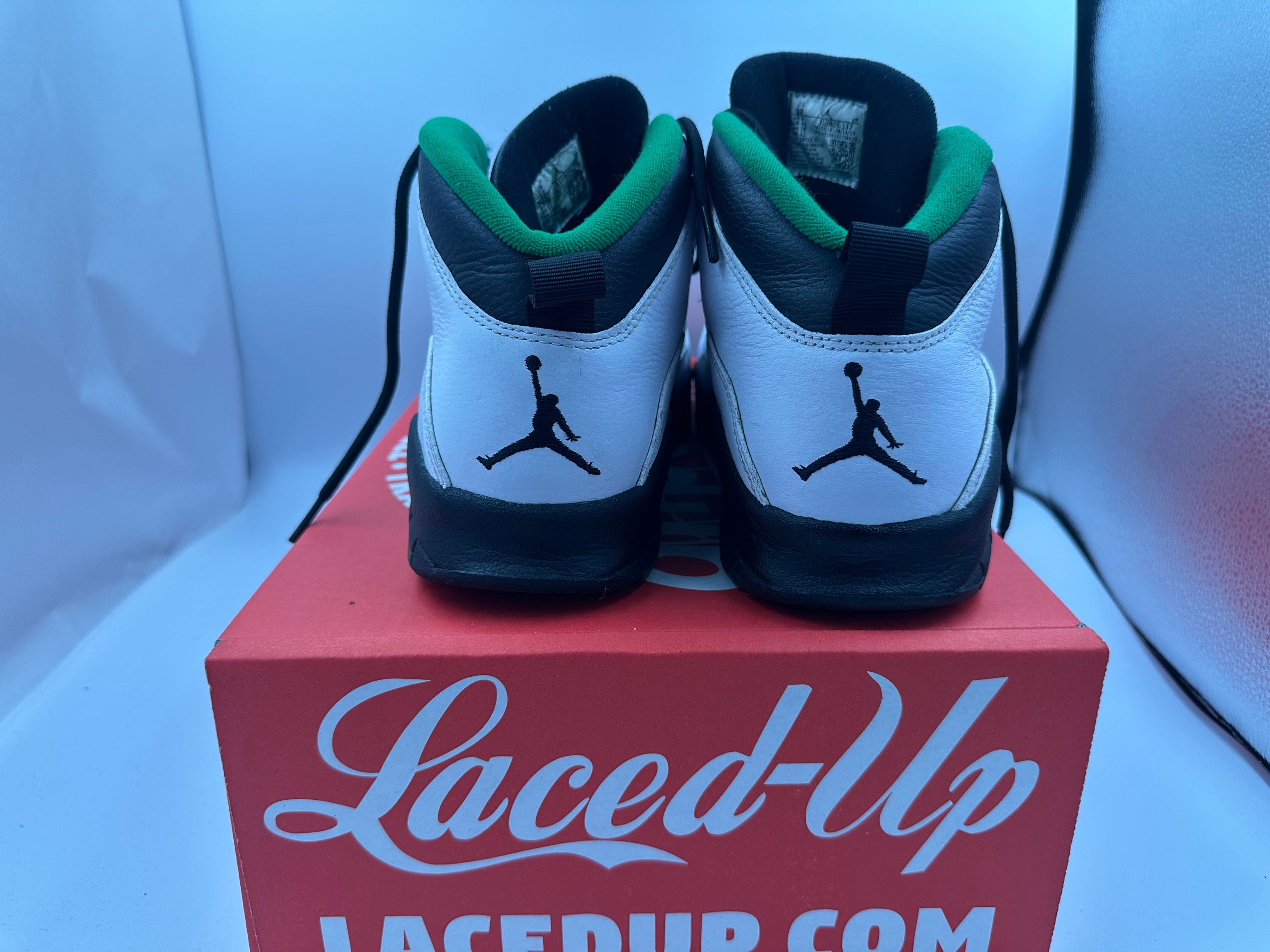 Jordan Brand PRE OWNED Jordan 10 Retro Seattle NO BOX Size US 10 / EU 43 - 4 Thumbnail