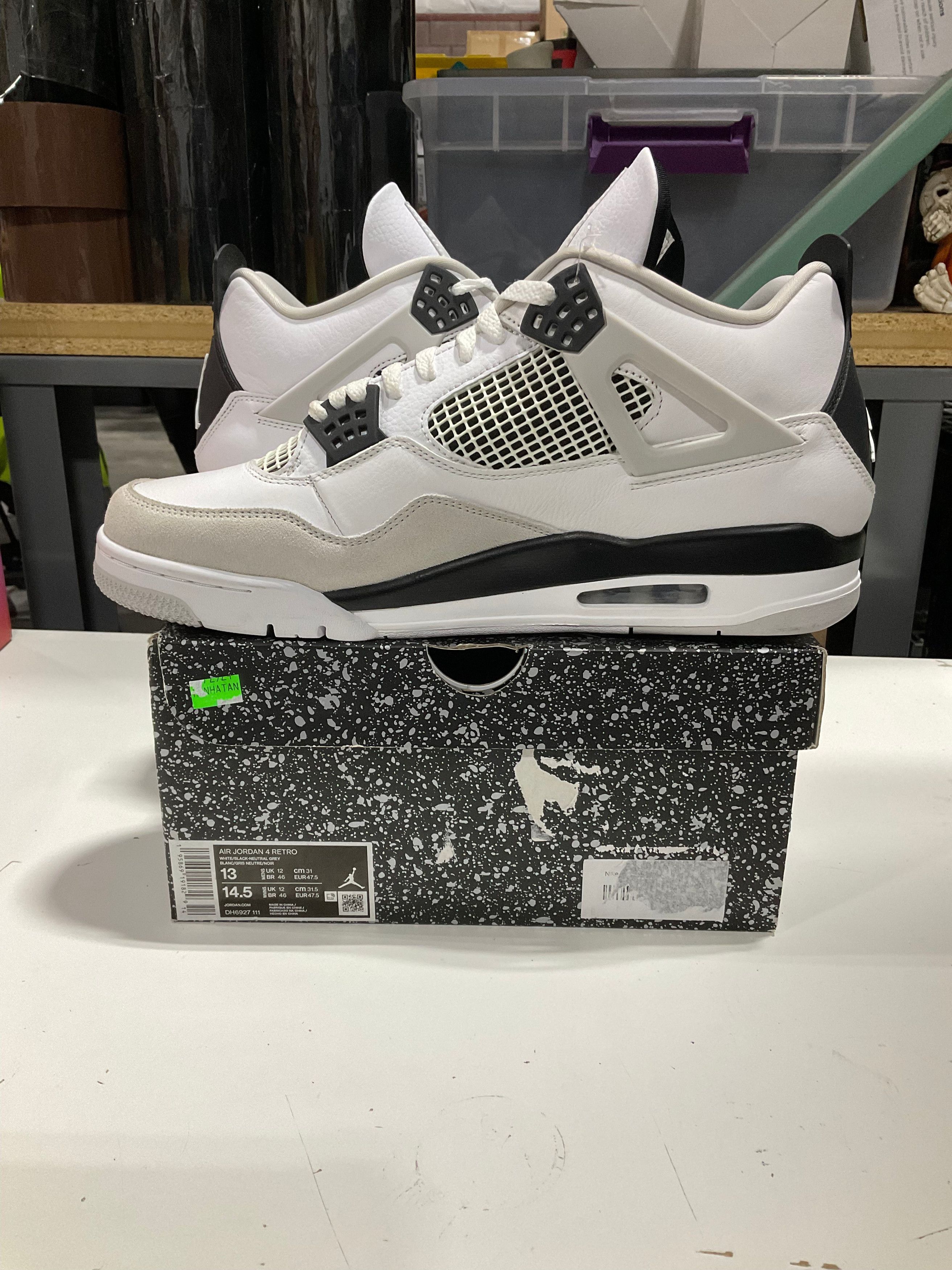 Jordan Brand VNDS Jordan 4 Military Black *Conditional* Size US 13 / EU 46 - 2 Thumbnail