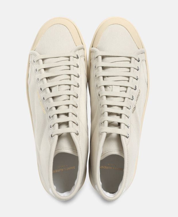Saint Laurent Paris Volley Sneakers Size US 7 / EU 40 - 3 Thumbnail