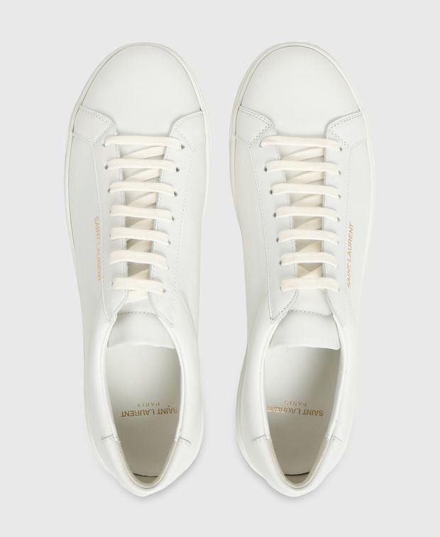 Saint Laurent Paris Moon Plus Sneakers Size US 7 / EU 40 - 3 Thumbnail