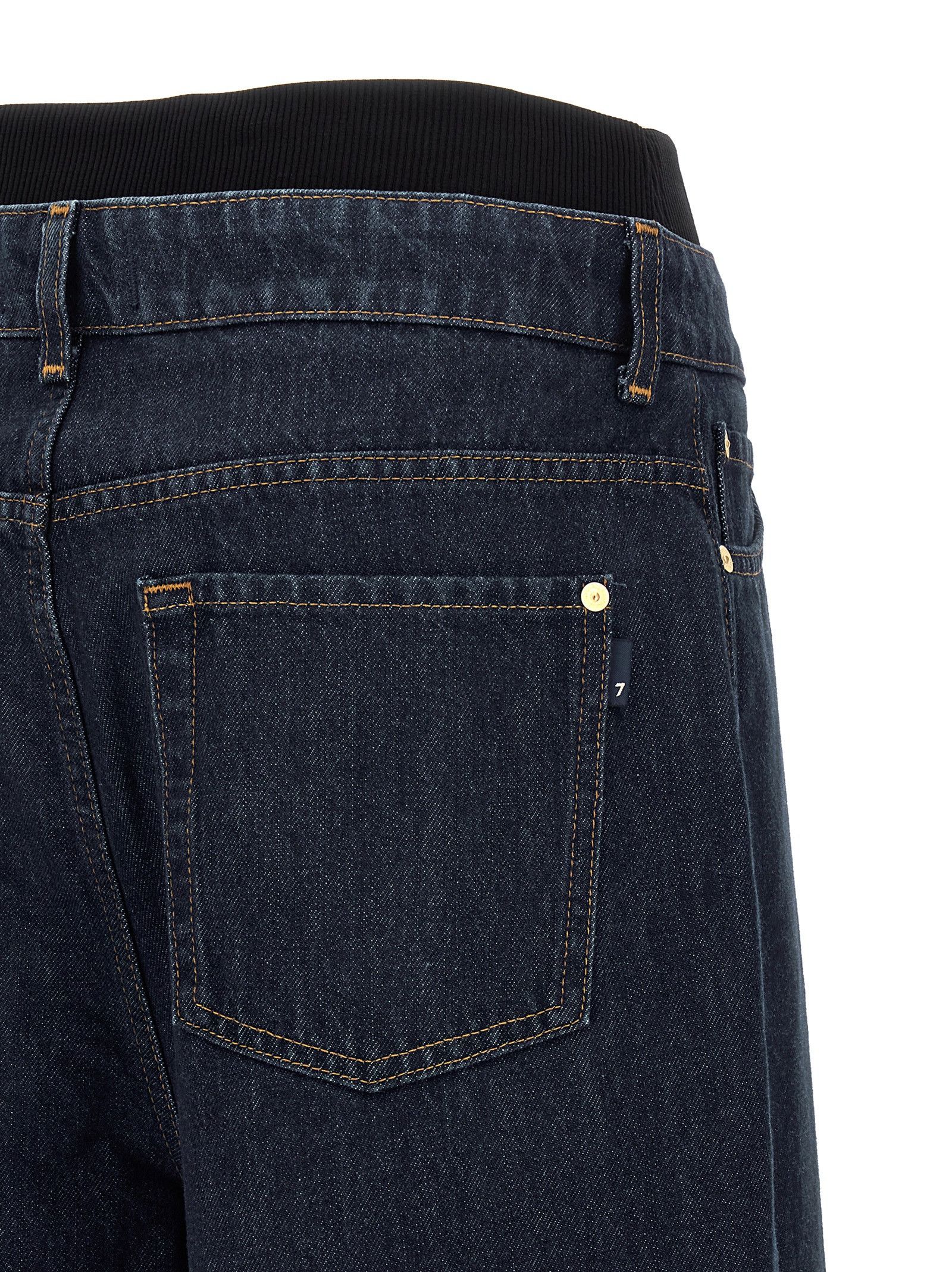 7 For All Mankind 'Banded Slouchy Wide' jeans Size 27" / US 4 / IT 40 - 4 Thumbnail