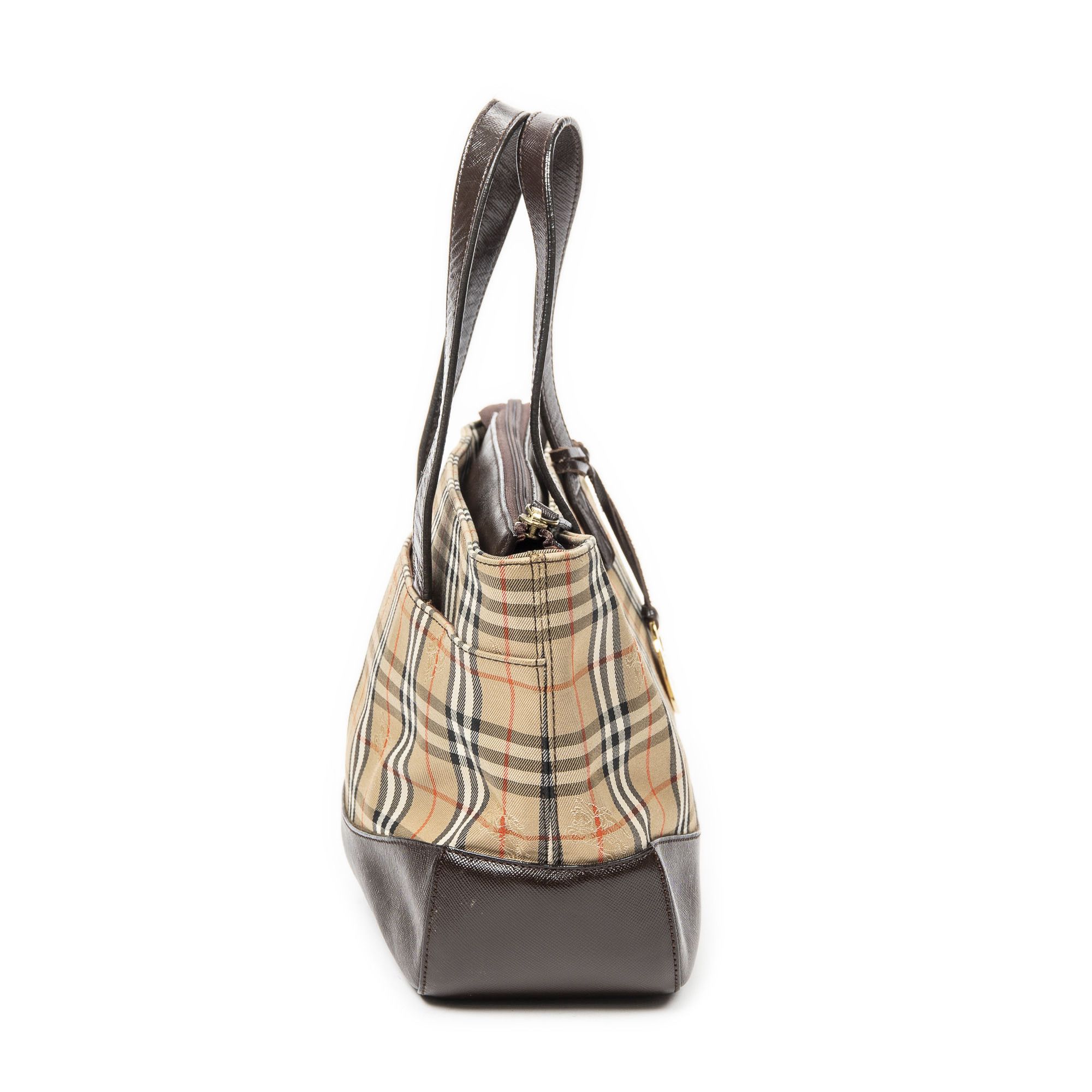 Burberry Small Zip Shopping Tote Size ONE SIZE - 4 Thumbnail