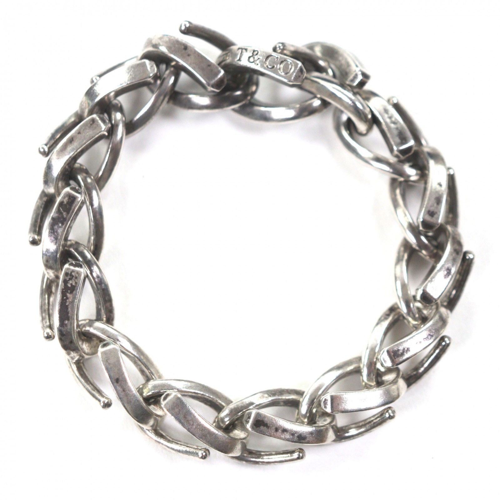Tiffany & Co. Tiffany & Co. Tiffany&Co. Forge Large Link Silver 925 Bracelet Size 18 Precious Metal Bracelet DUTY FREE for USA Size ONE SIZE - 3 Thumbnail