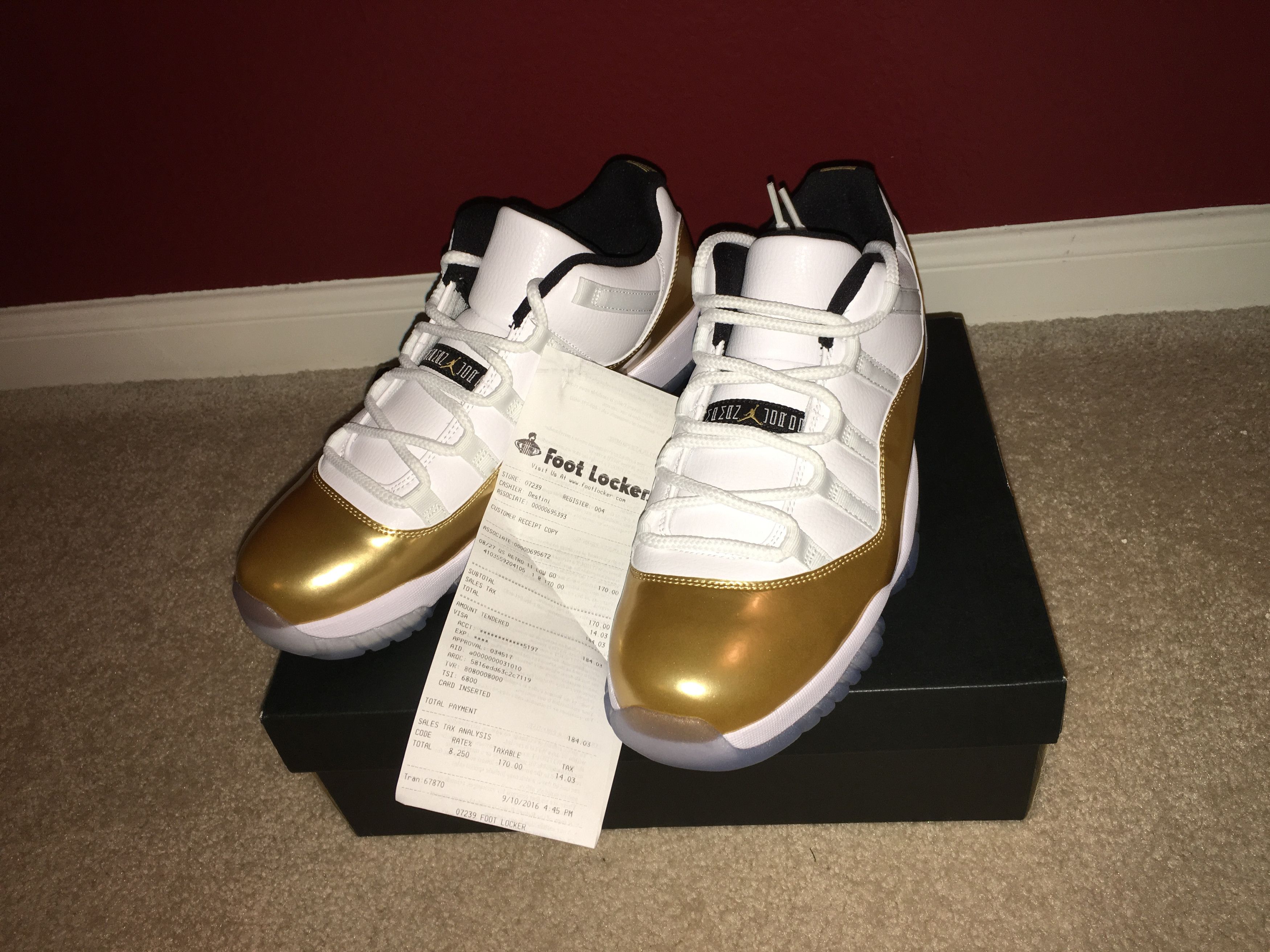 Metallic Gold Jordan Gold Ceremony 11s Air Jordan 11 Retro Low