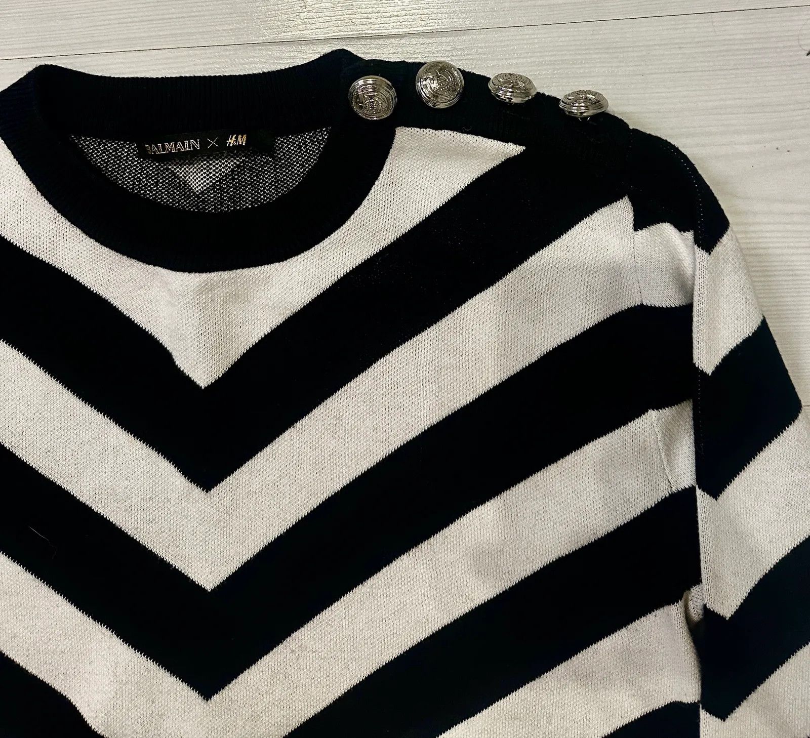 Balmain Balmain for HM Sweater Size M / US 6-8 / IT 42-44 - 6 Thumbnail