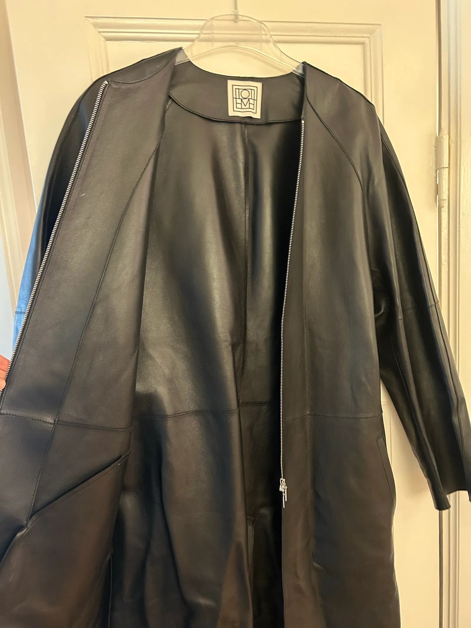 Toteme Toteme Leather Trench Coat Size XS / US 0-2 / IT 36-38 - 6 Thumbnail