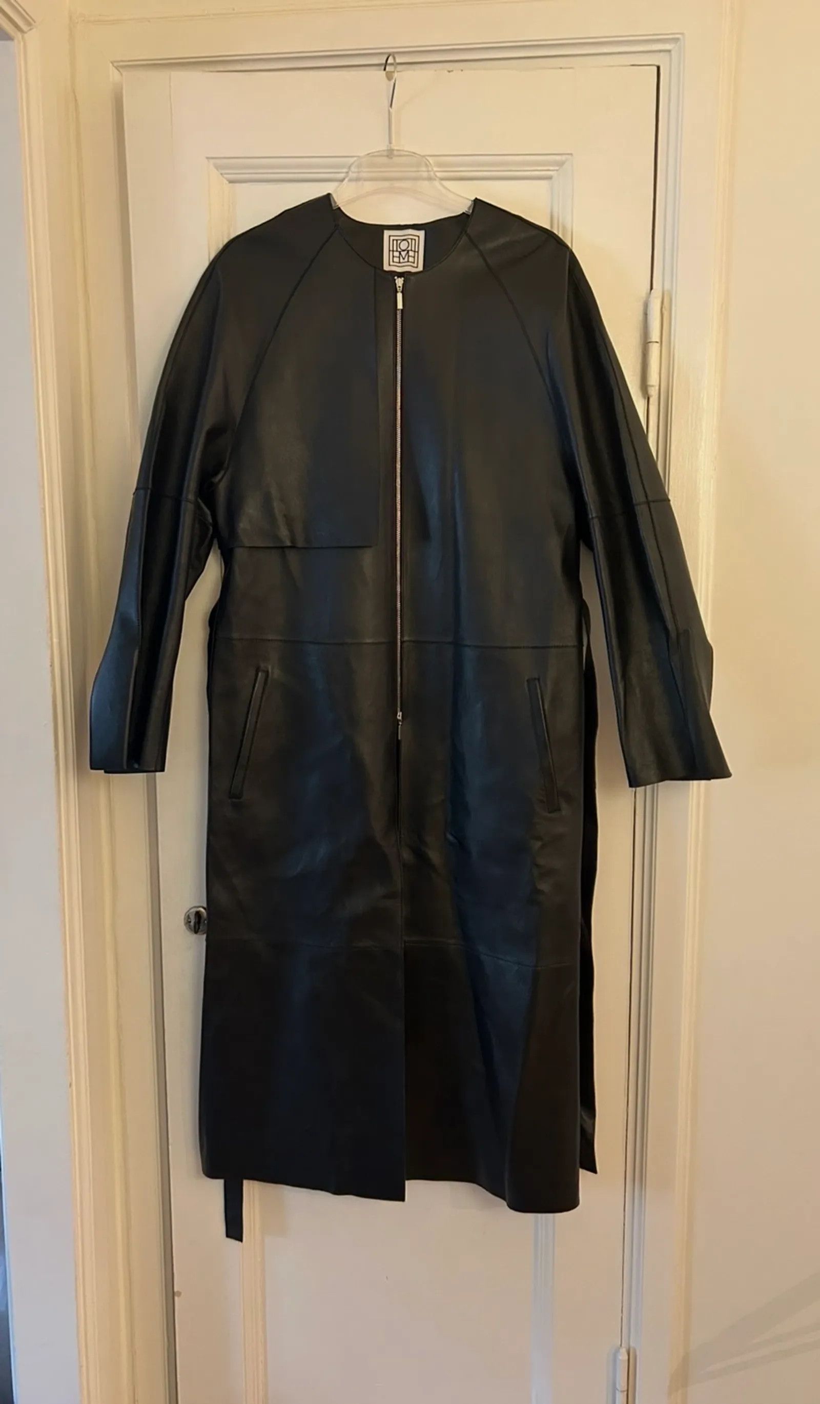 Toteme Toteme Leather Trench Coat Size XS / US 0-2 / IT 36-38 - 4 Thumbnail