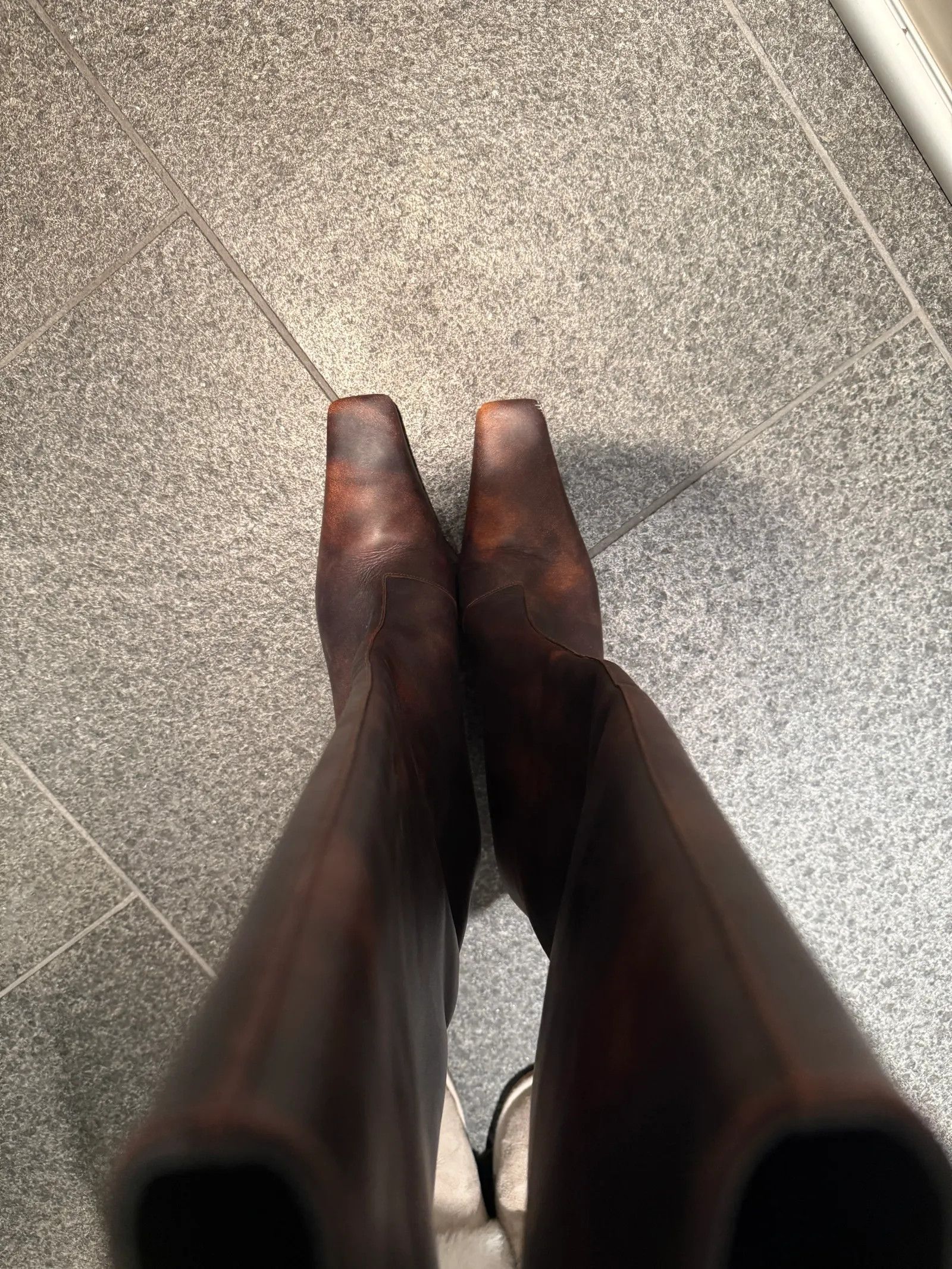 Acne Studios Acne Studios ACNE STUDIOS Leather knee-high boots Boots Size US 10 / IT 40 - 3 Thumbnail