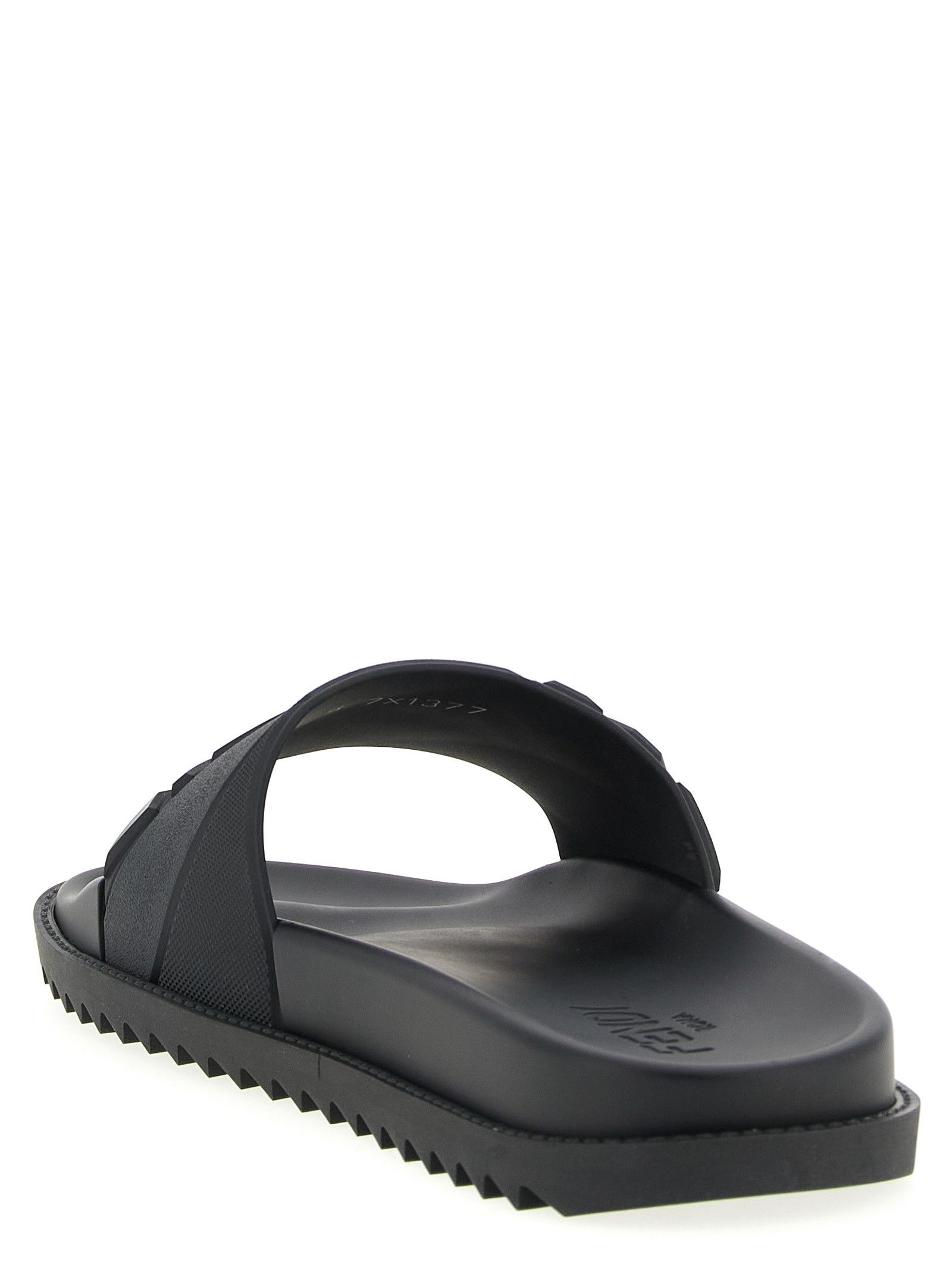 Fendi Logo band slides Size US 7 / EU 40 - 3 Thumbnail