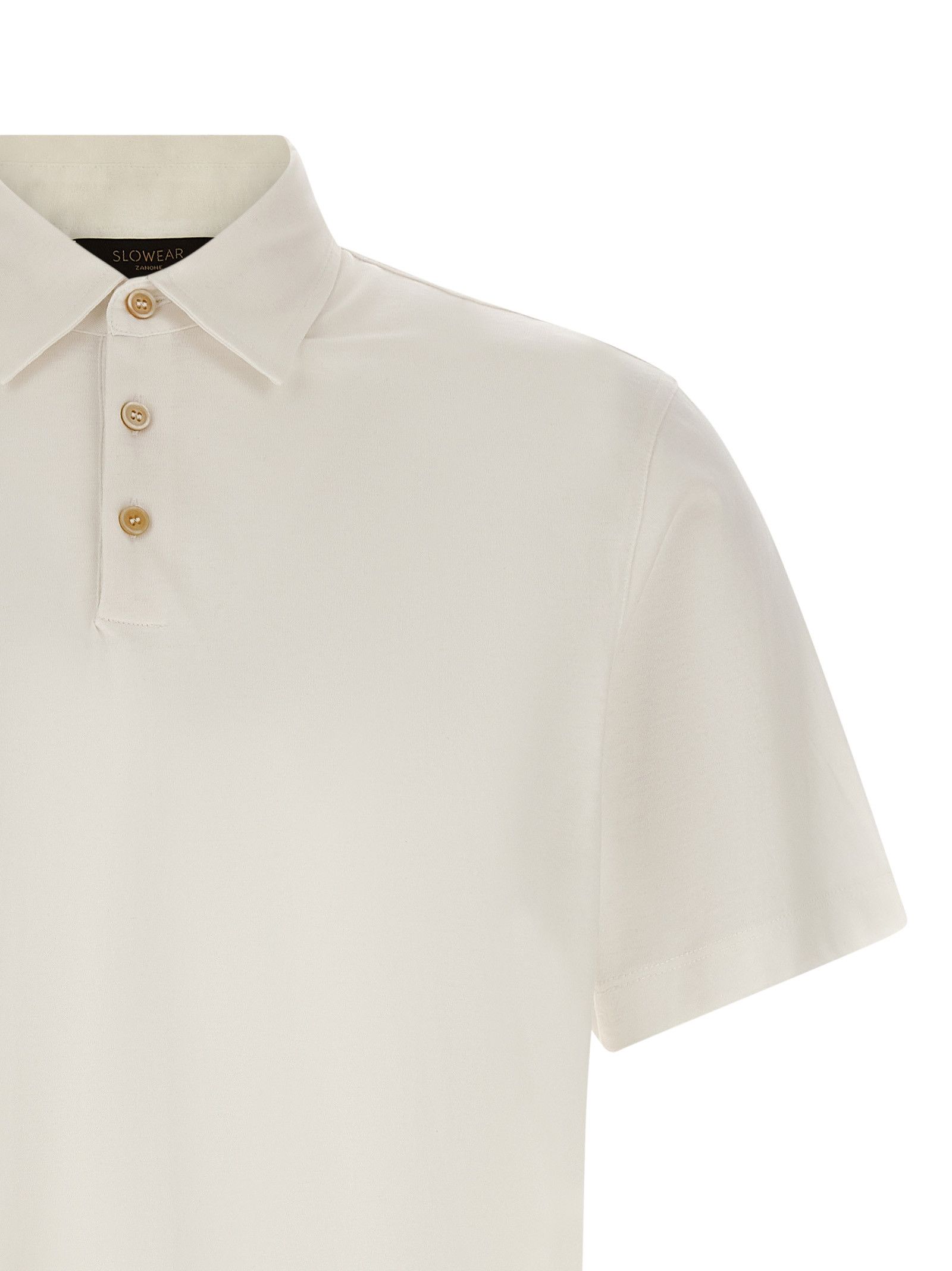 Zanone Cotton silk polo shirt Size US XL / EU 56 / 4 - 3 Thumbnail