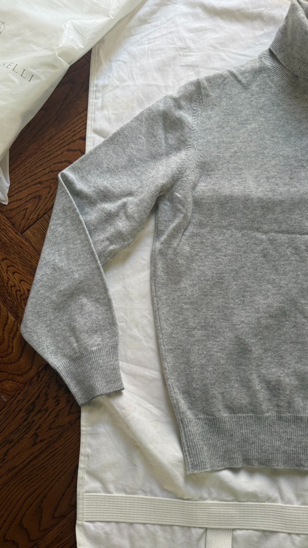 Brunello Cucinelli Brunello Cucinelli Men's Gray Turtleneck Size US S / EU 44-46 / 1 - 4 Thumbnail