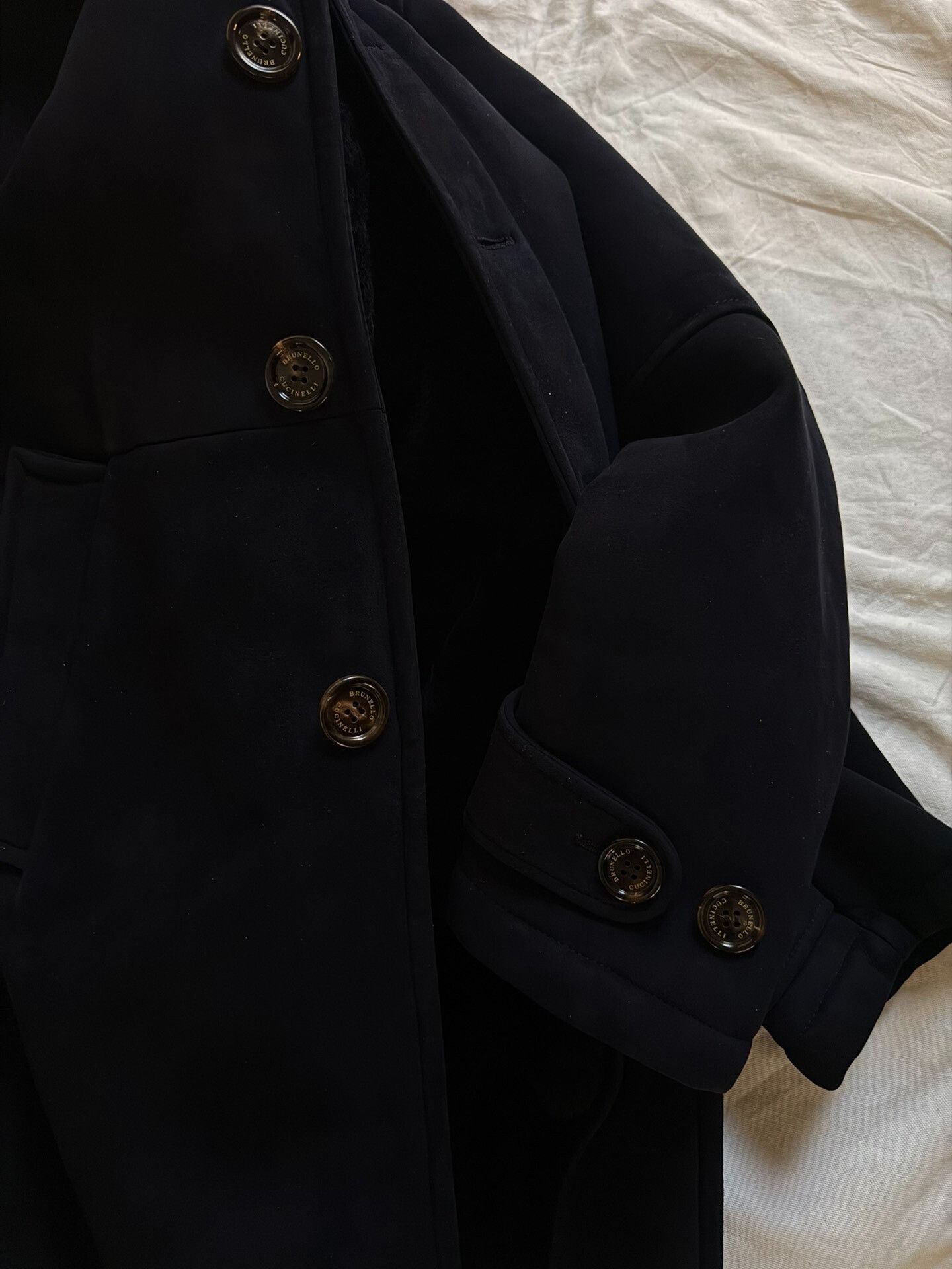 Brunello Cucinelli Brunello Cucinelli Men's Shearling Coat Size US M / EU 48-50 / 2 - 6 Thumbnail