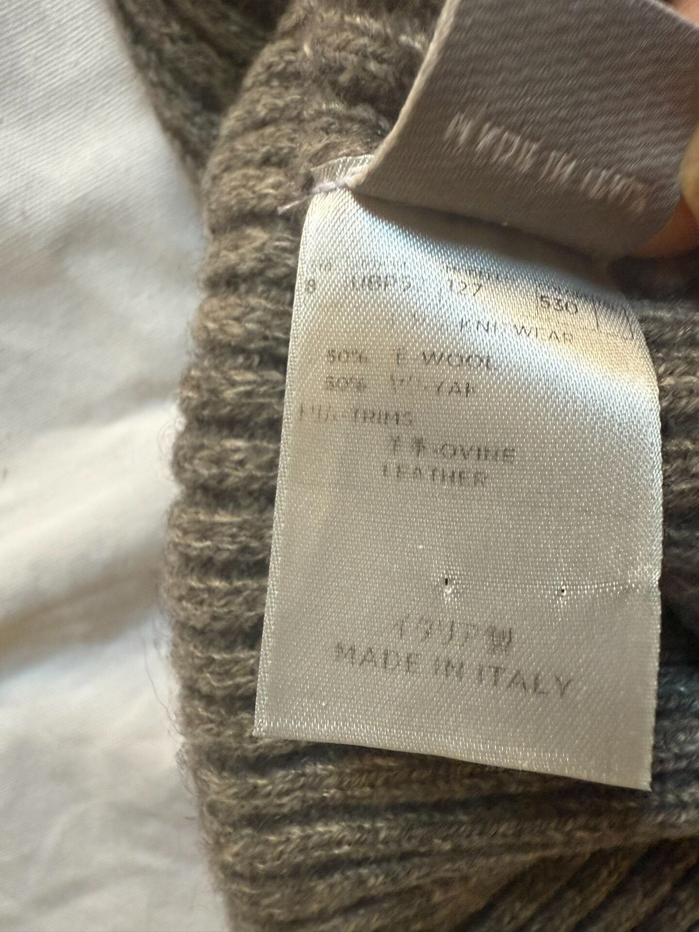Ermenegildo Zegna Ermenegildo Zegna Thick Wool Sweater Size US M / EU 48-50 / 2 - 7 Thumbnail