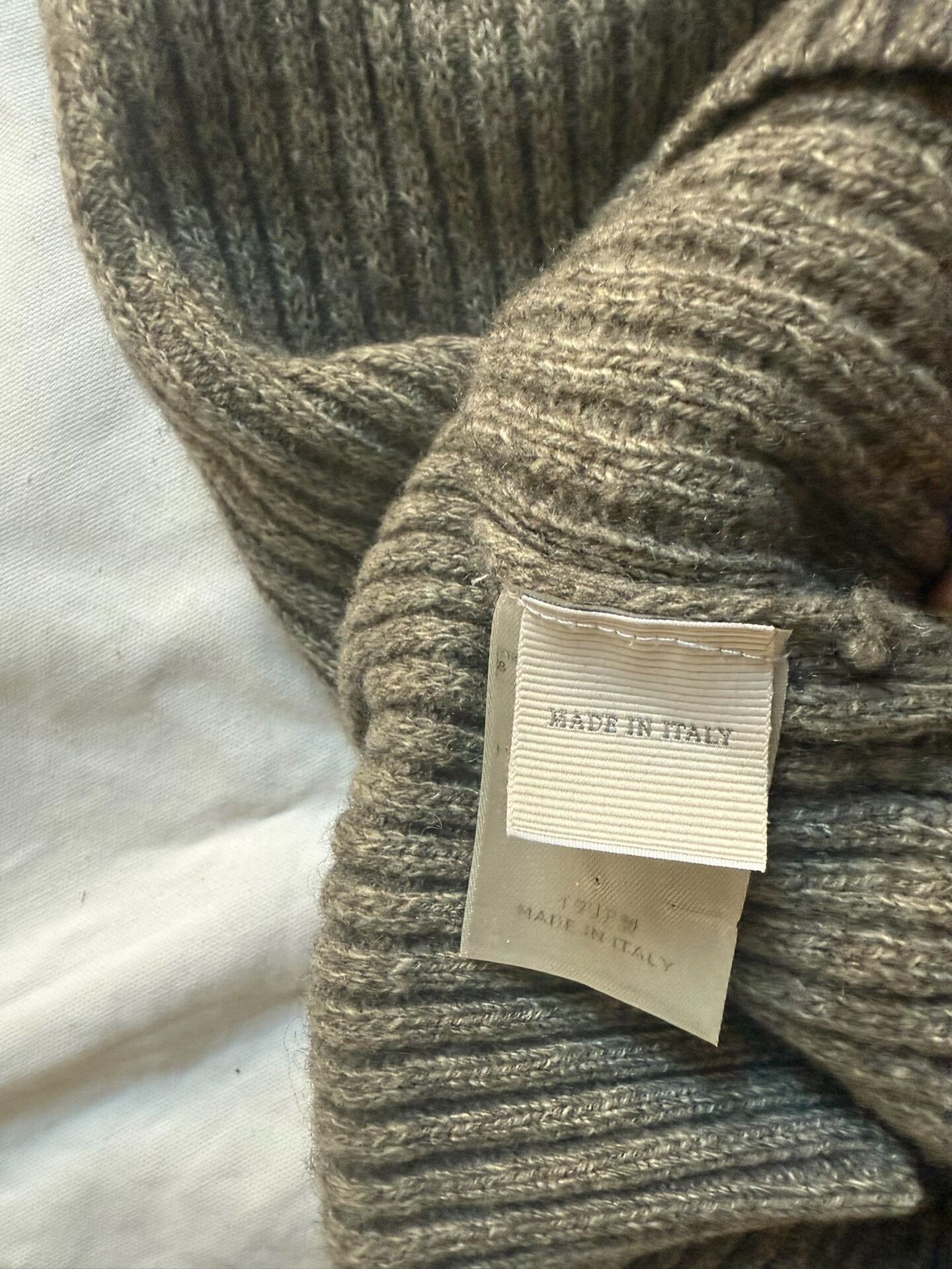 Ermenegildo Zegna Ermenegildo Zegna Thick Wool Sweater Size US M / EU 48-50 / 2 - 6 Thumbnail