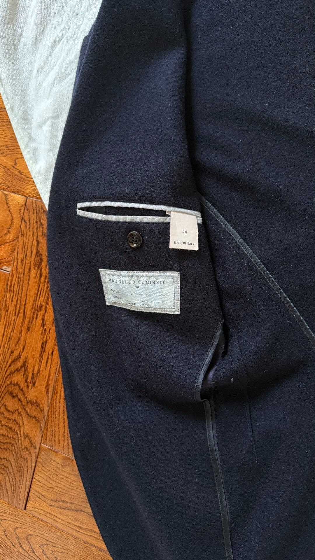 Brunello Cucinelli Brunello Cucinelli Men's Cashmere Blazer Size US S / EU 44-46 / 1 - 5 Thumbnail