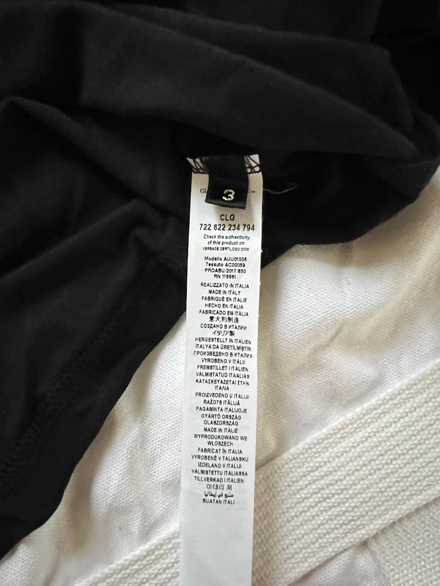 Versace VERSACE Men's T-Shirt Size US L / EU 52-54 / 3 - 3 Thumbnail