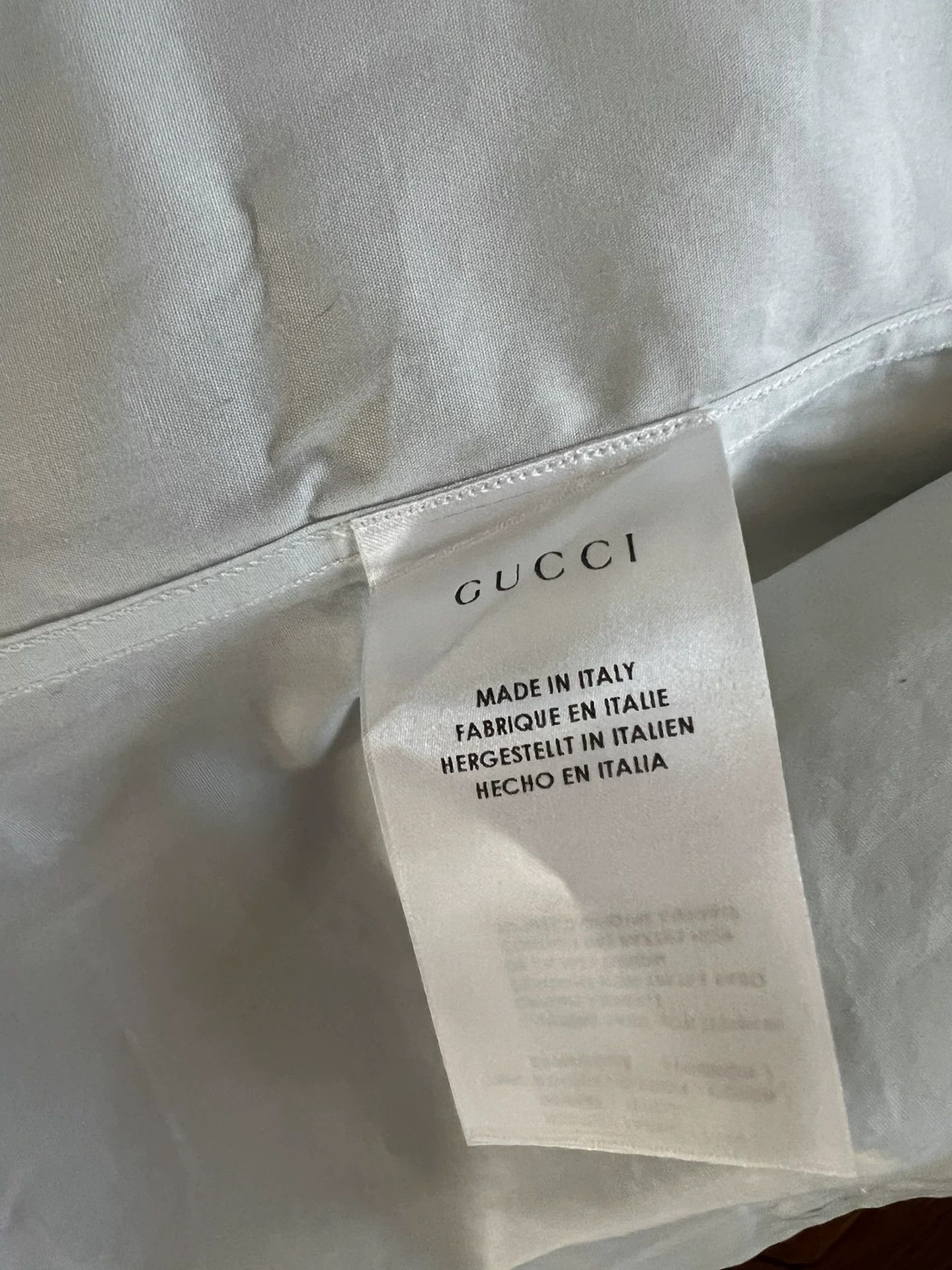 Gucci Gucci Men's Slim Fit Macaron Shirt Size US S / EU 44-46 / 1 - 7 Thumbnail