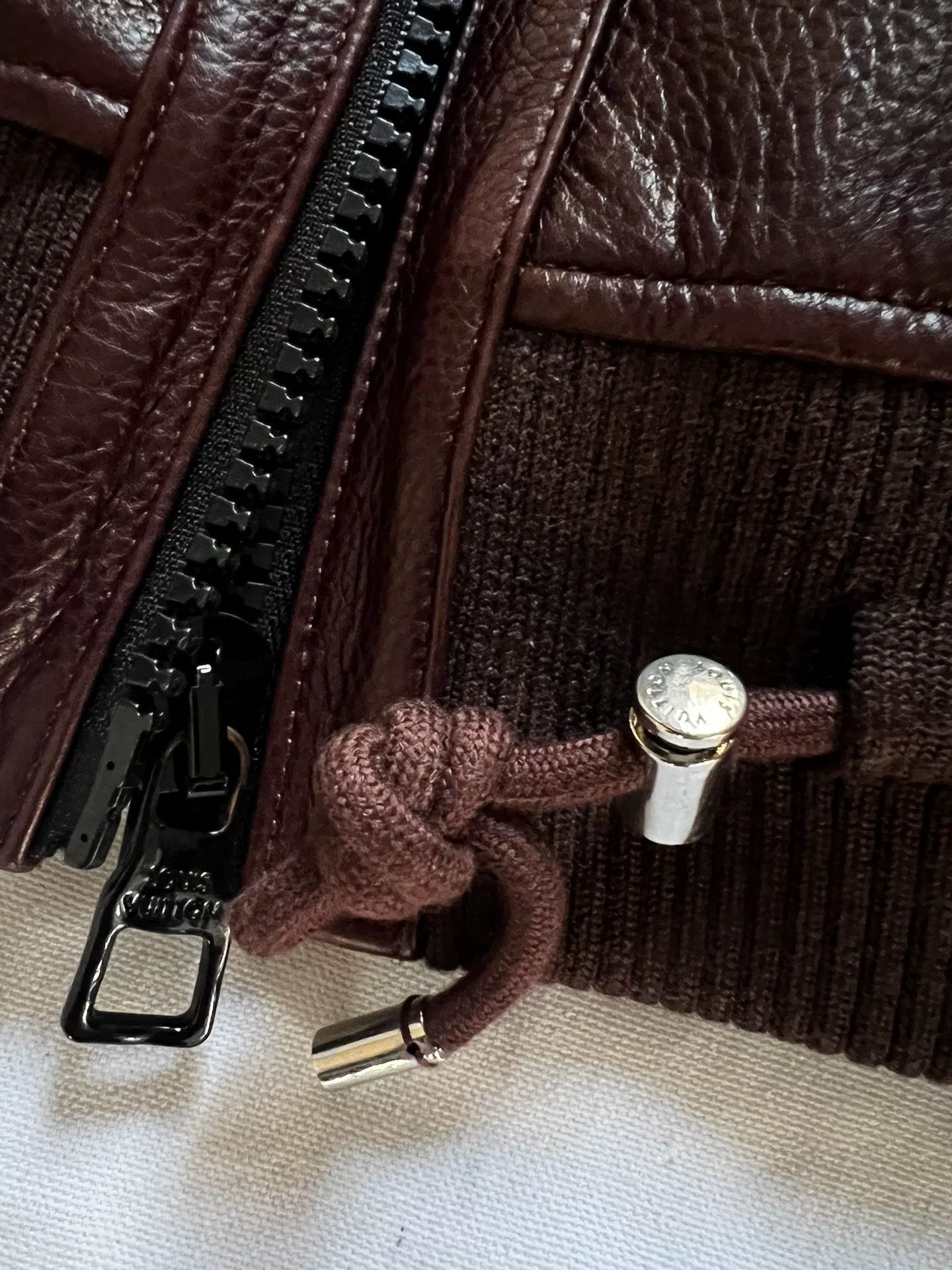 Louis Vuitton Louis Vuitton Leather Jacket with Fur Collar Size US M / EU 48-50 / 2 - 7 Thumbnail