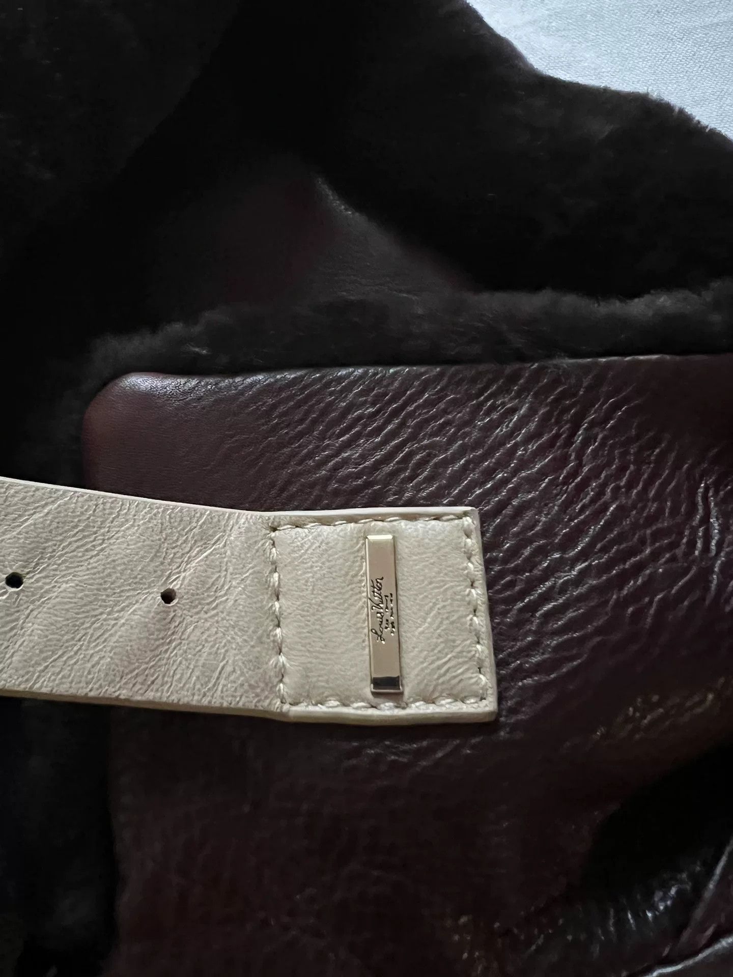 Louis Vuitton Louis Vuitton Leather Jacket with Fur Collar Size US M / EU 48-50 / 2 - 8 Thumbnail