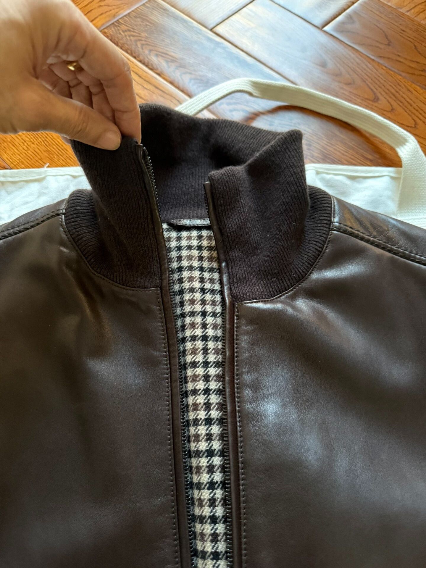 Malo Malo Men's Leather Jacket Size US M / EU 48-50 / 2 - 3 Thumbnail