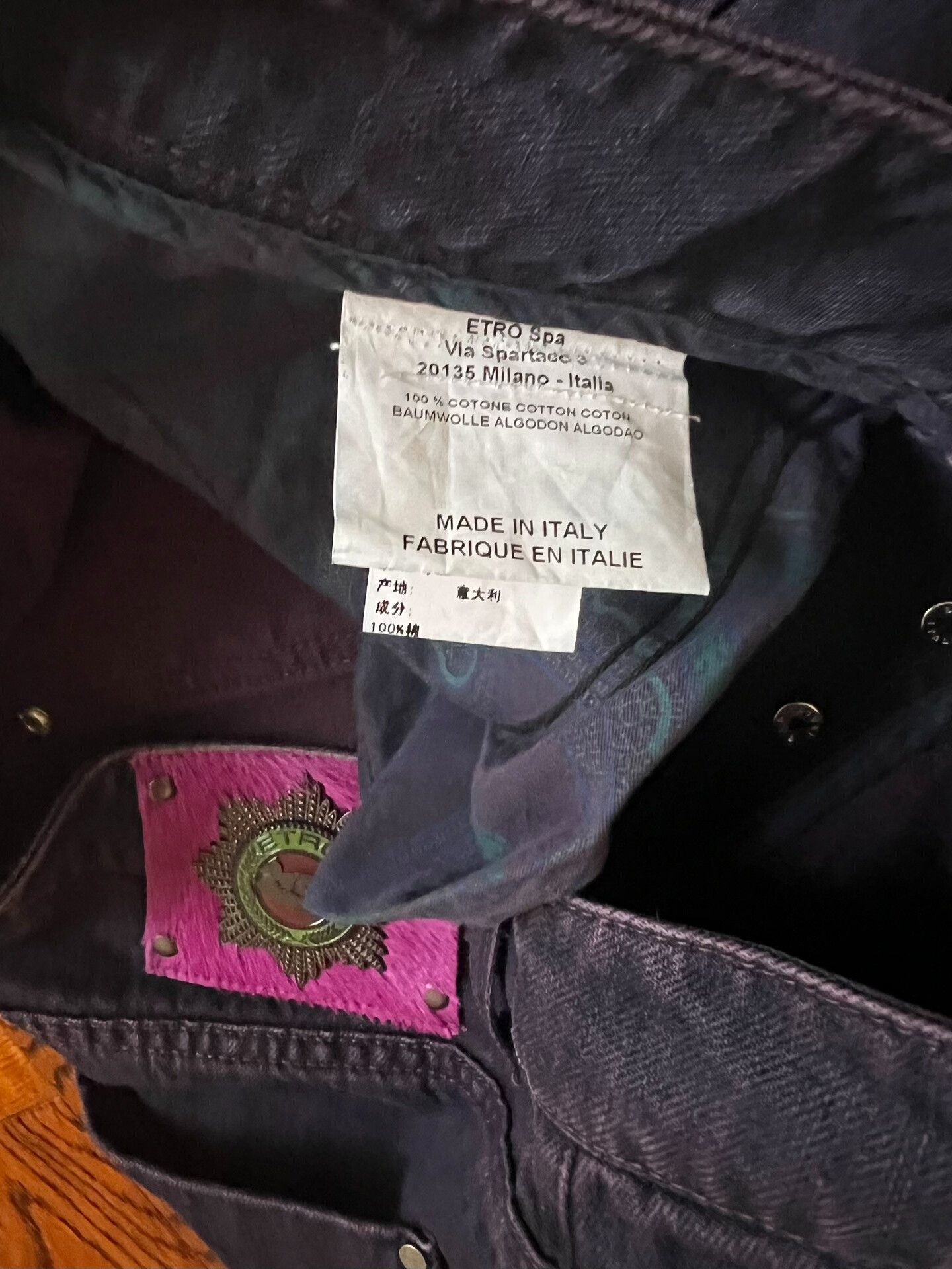 Etro Etro Men's Size 30 New Jeans Size US 30 / EU 46 - 5 Thumbnail