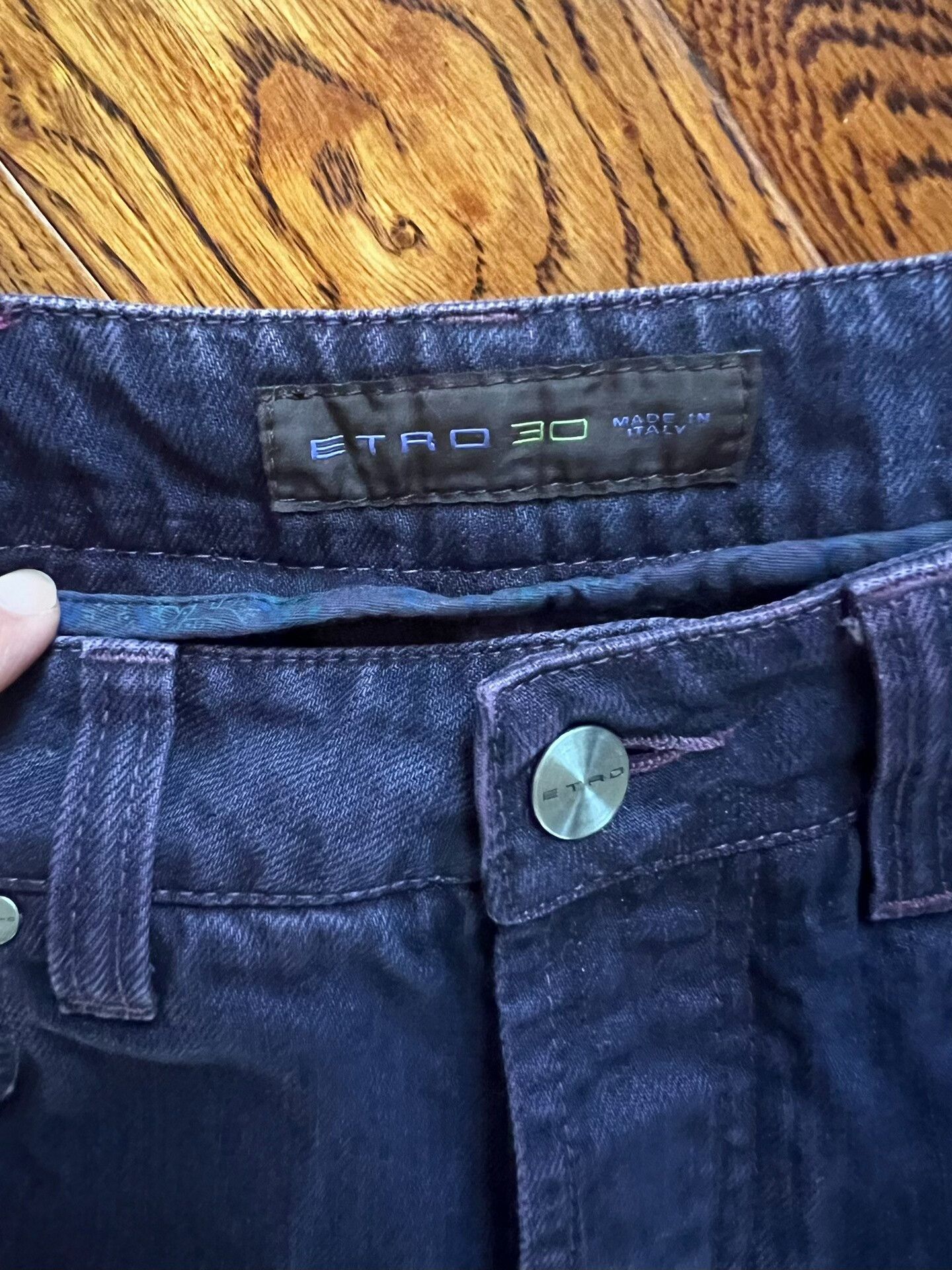 Etro Etro Men's Size 30 New Jeans Size US 30 / EU 46 - 4 Thumbnail