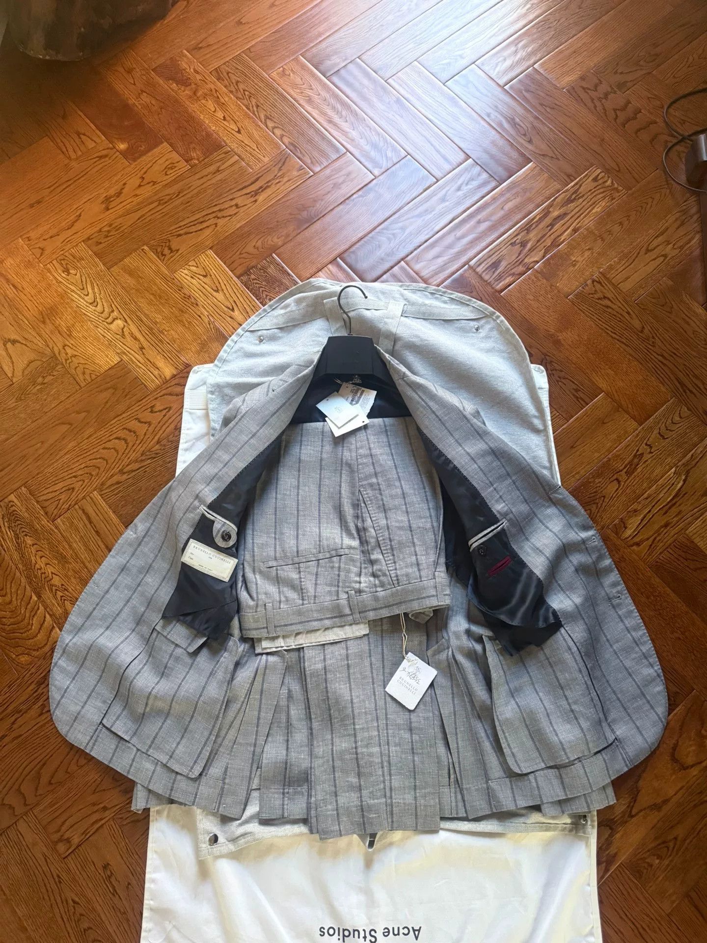 Brunello Cucinelli Brunello Cucinelli Men's Suit Set Size US S / EU 44-46 / 1 - 2 Thumbnail