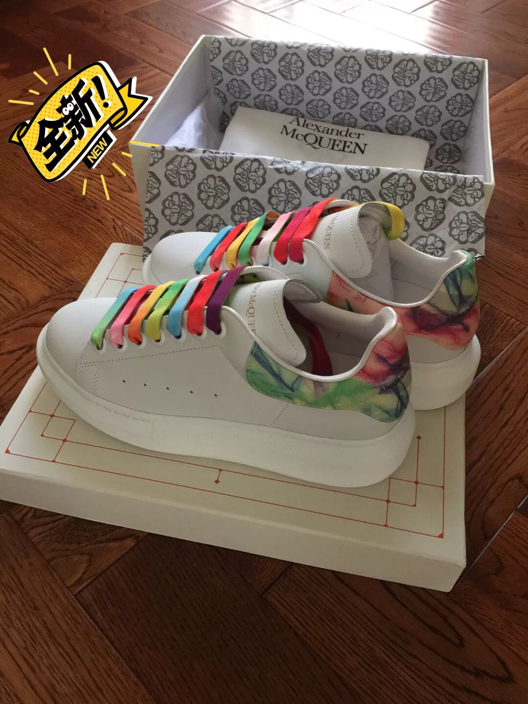 Alexander McQueen Alexander McQueen MCQ Classic Platform Sneakers Size US 7 / IT 37 - 3 Thumbnail