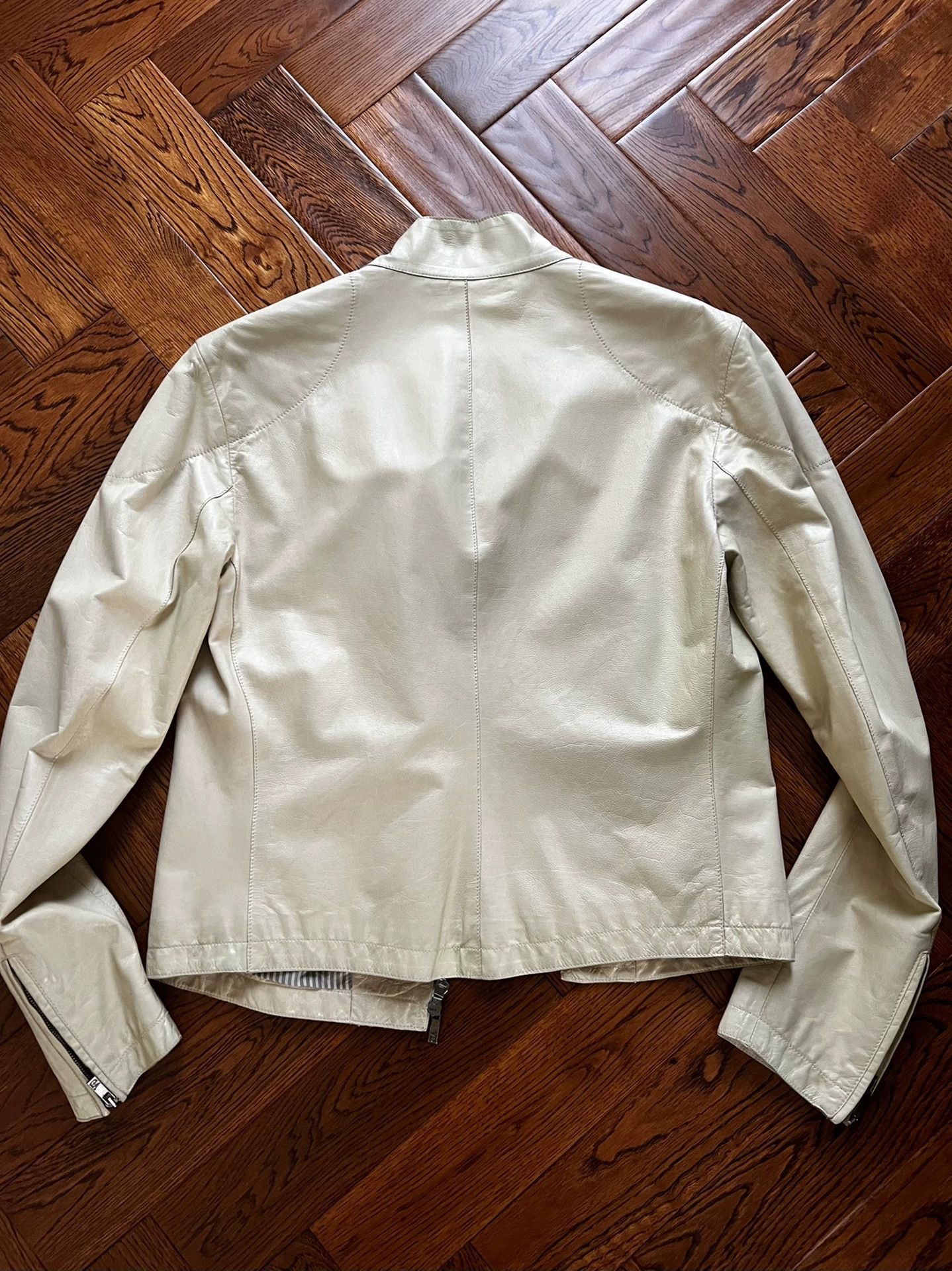 Giorgio Armani Giorgio Armani Men's Leather Jacket Size US S / EU 44-46 / 1 - 2 Thumbnail